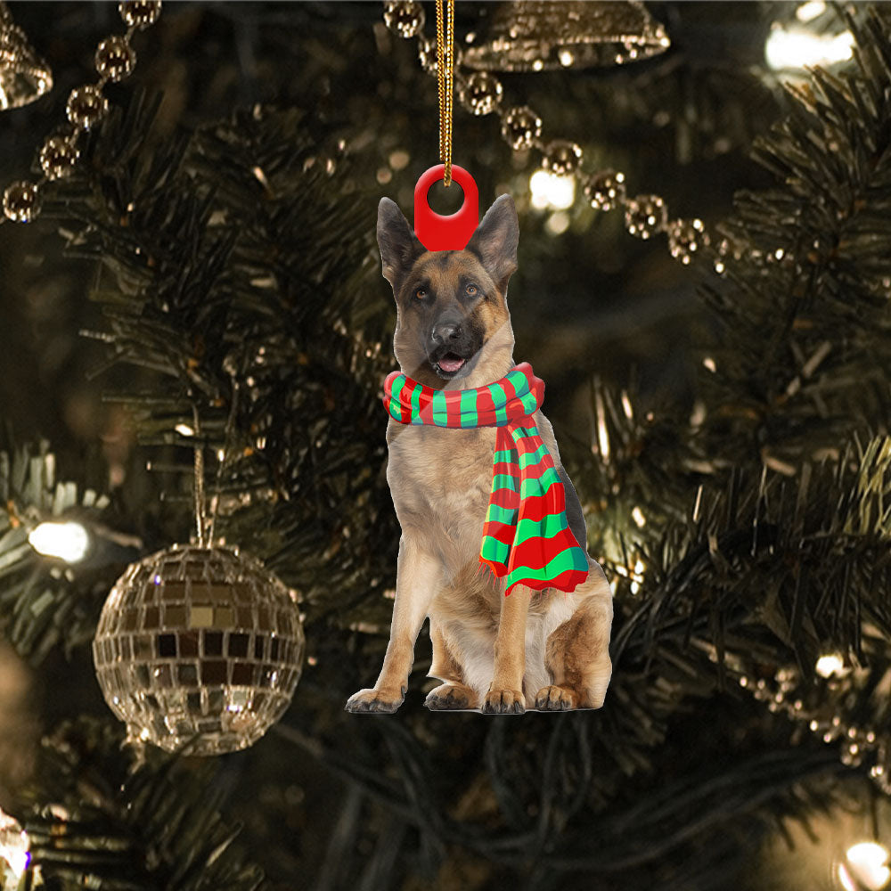 German Shepherd First Christmas Acrylic Ornament