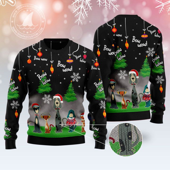 Dog Bow Wow T710 Ugly Christmas Sweater