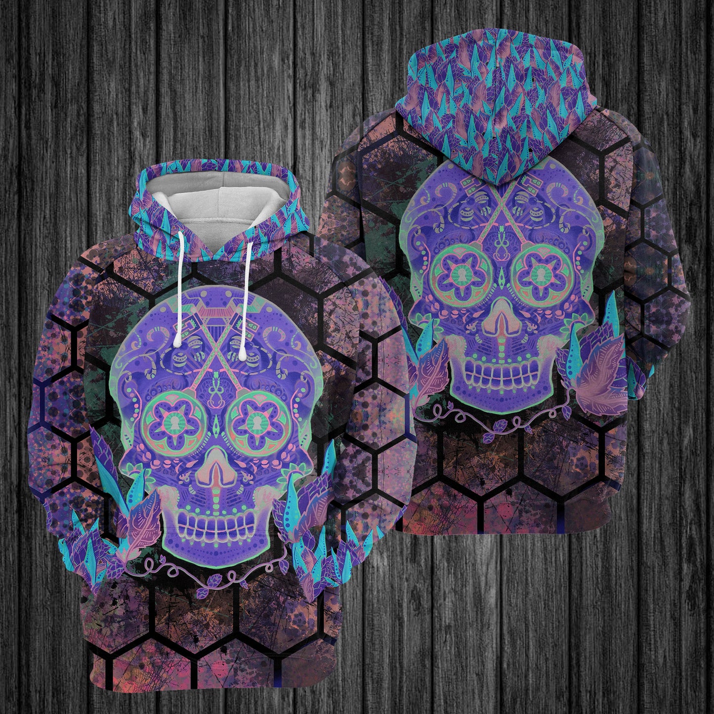 Skull Light TY1611 - All Over Print Unisex Hoodie