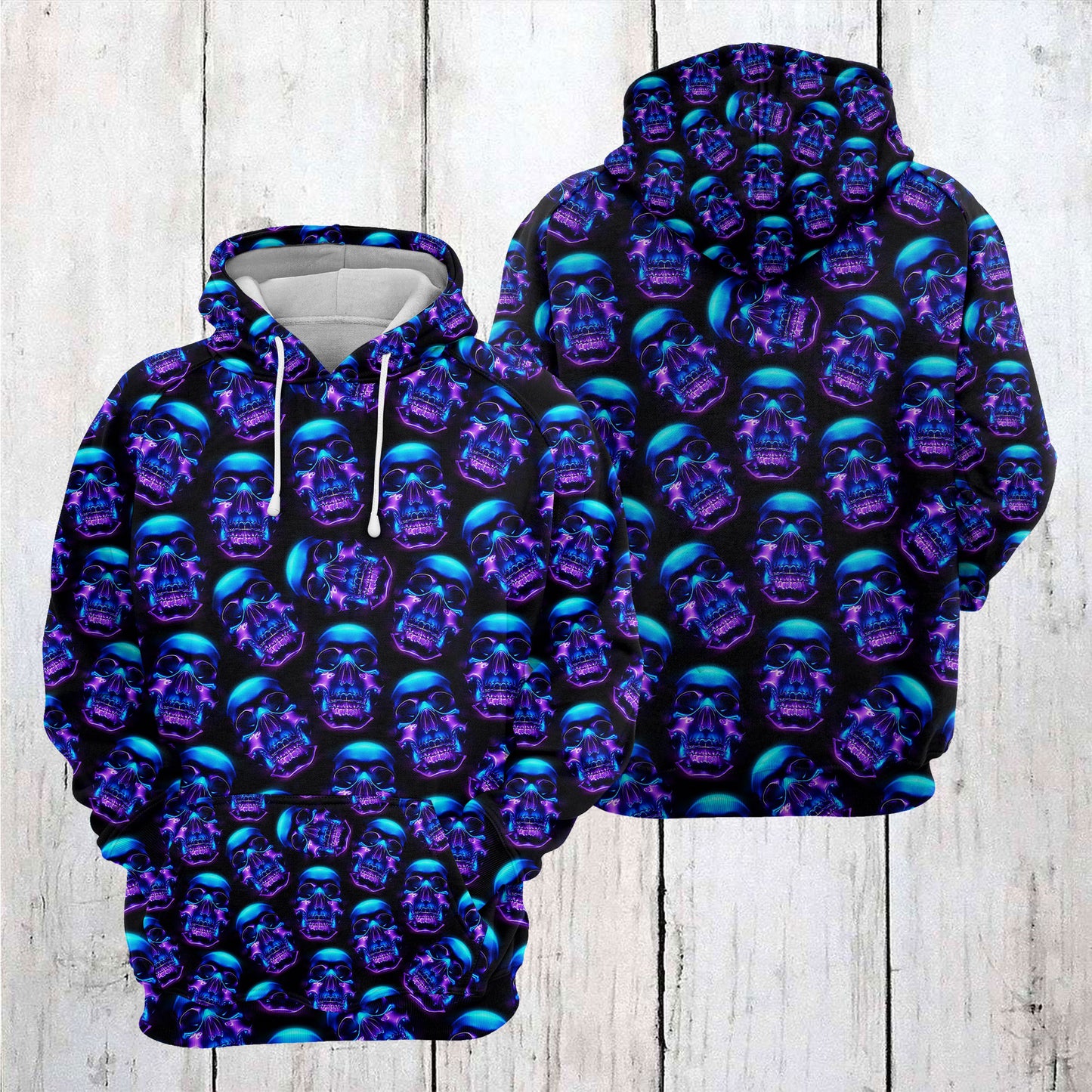 Skull Light TY1811 - All Over Print Unisex Hoodie