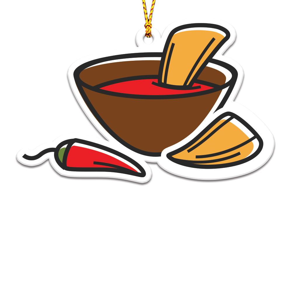 Various Most Famous Mexican Symbols Personalizedwitch Christmas Ornaments Set