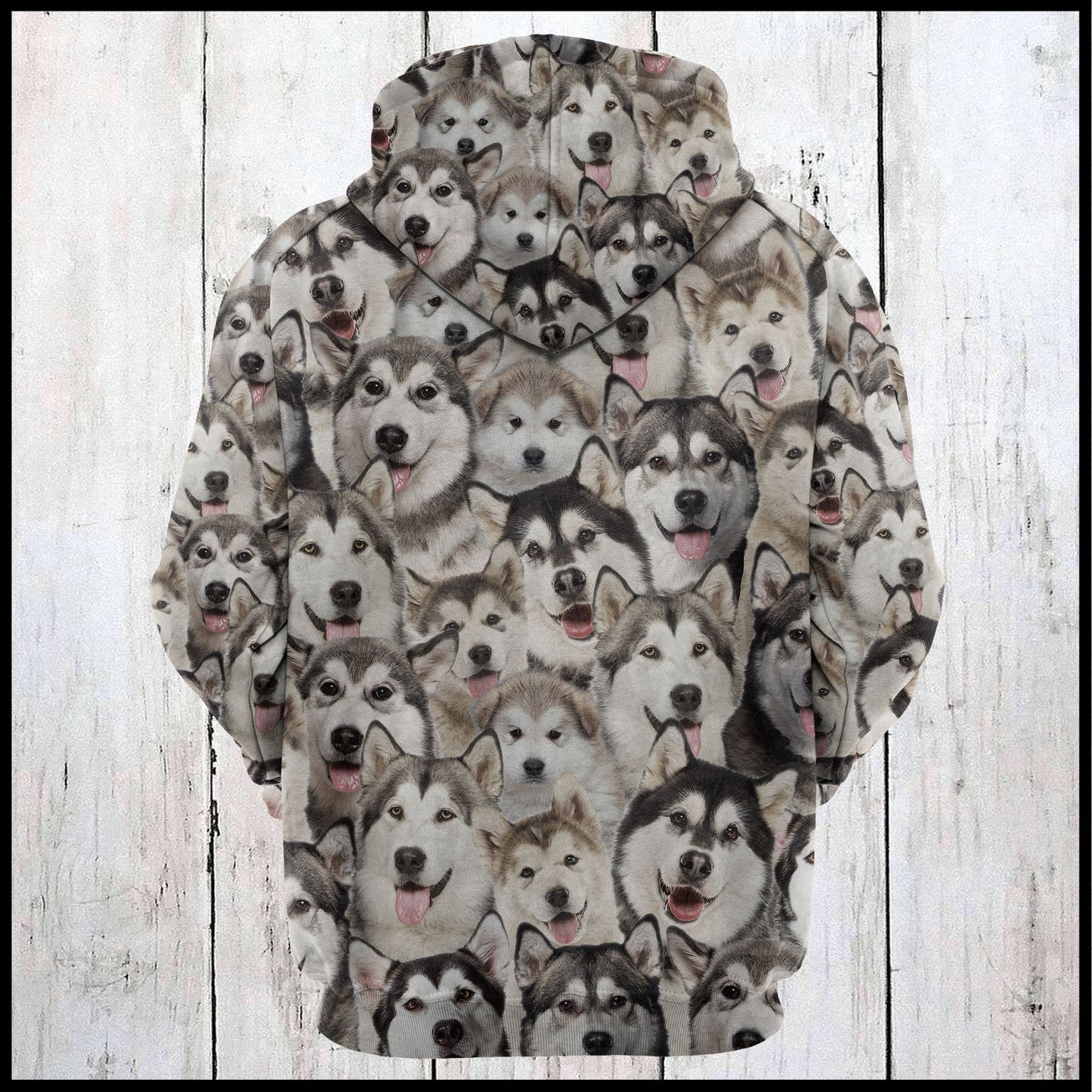 Alaskan Malamute Awesome D254 - All Over Print Unisex Hoodie