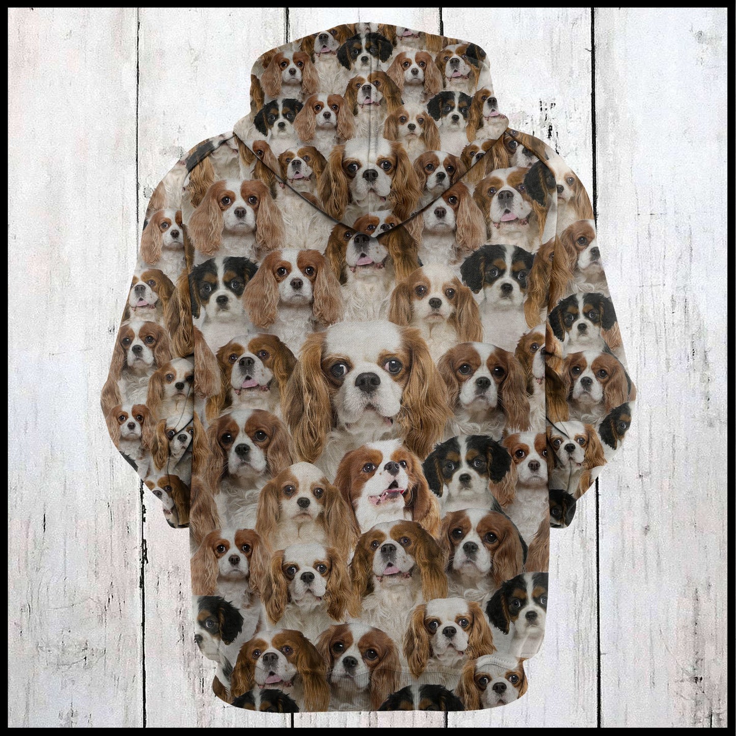 Cavalier King Charles Spanied Awesome D254 - All Over Print Unisex Hoodie