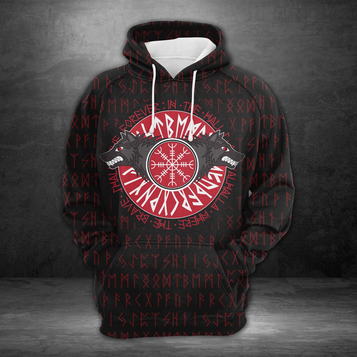 Viking Wolves H24416 - All Over Print Unisex Hoodie