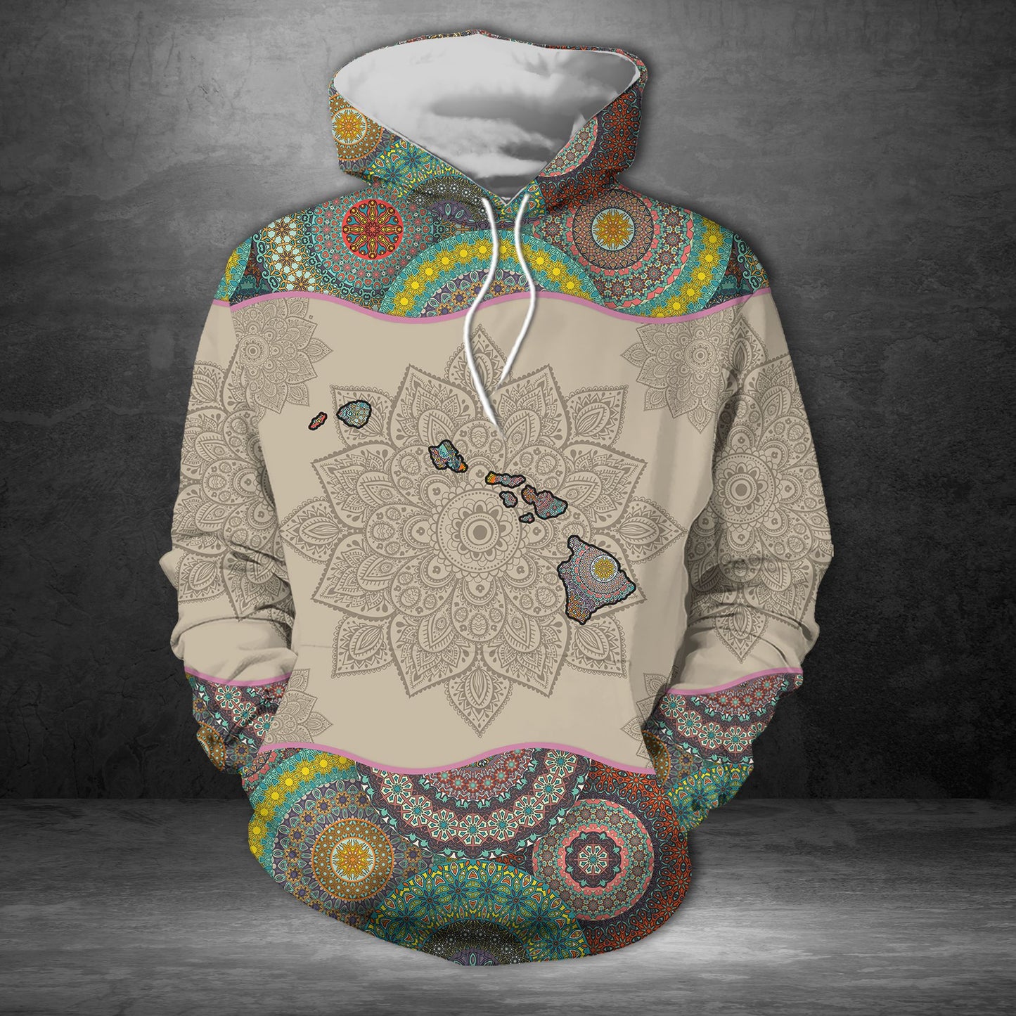 Awesome Hawaii Mandala H18509 - All Over Print Unisex Hoodie