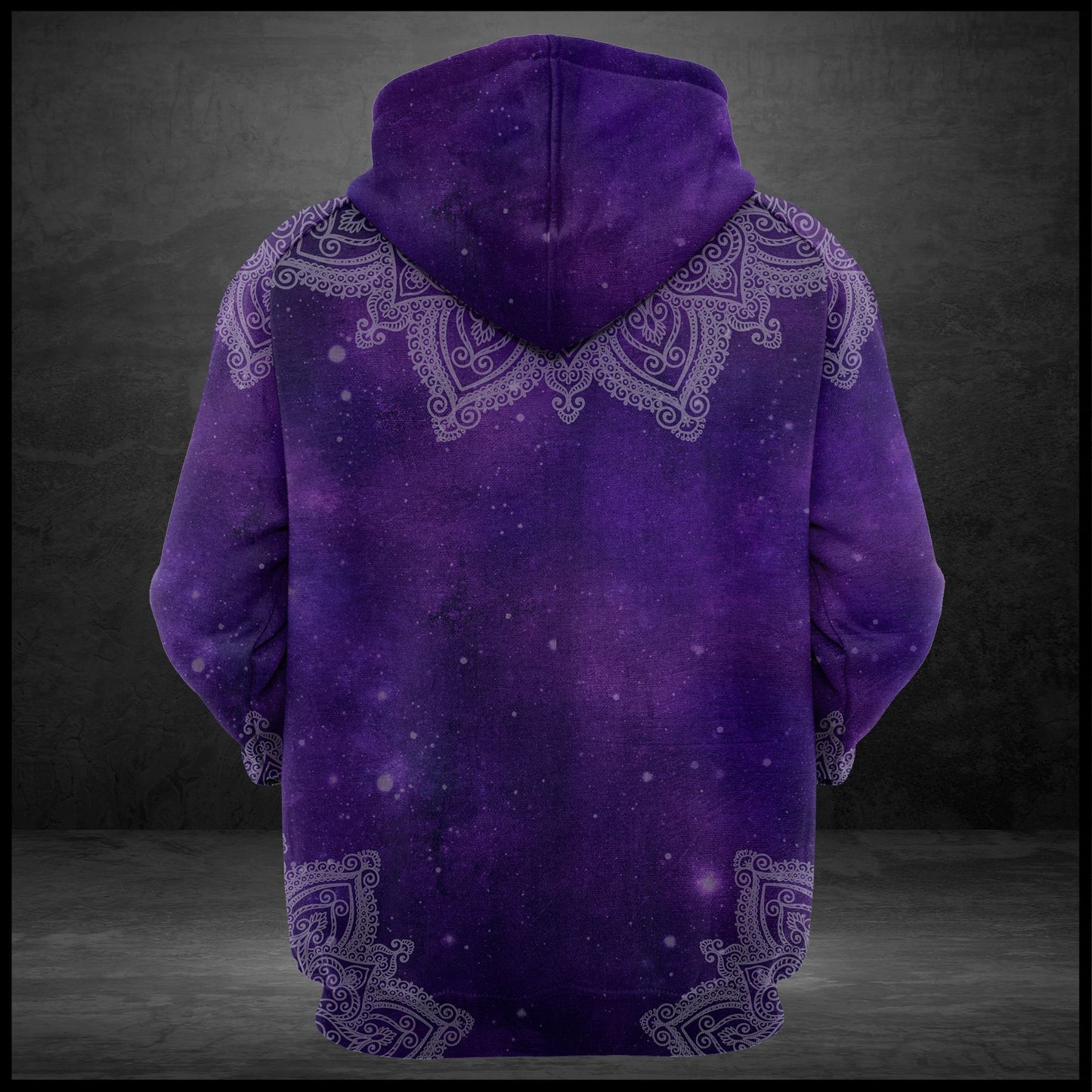 Purple Giraffe Mandala G520 - All Over Print Unisex Hoodie