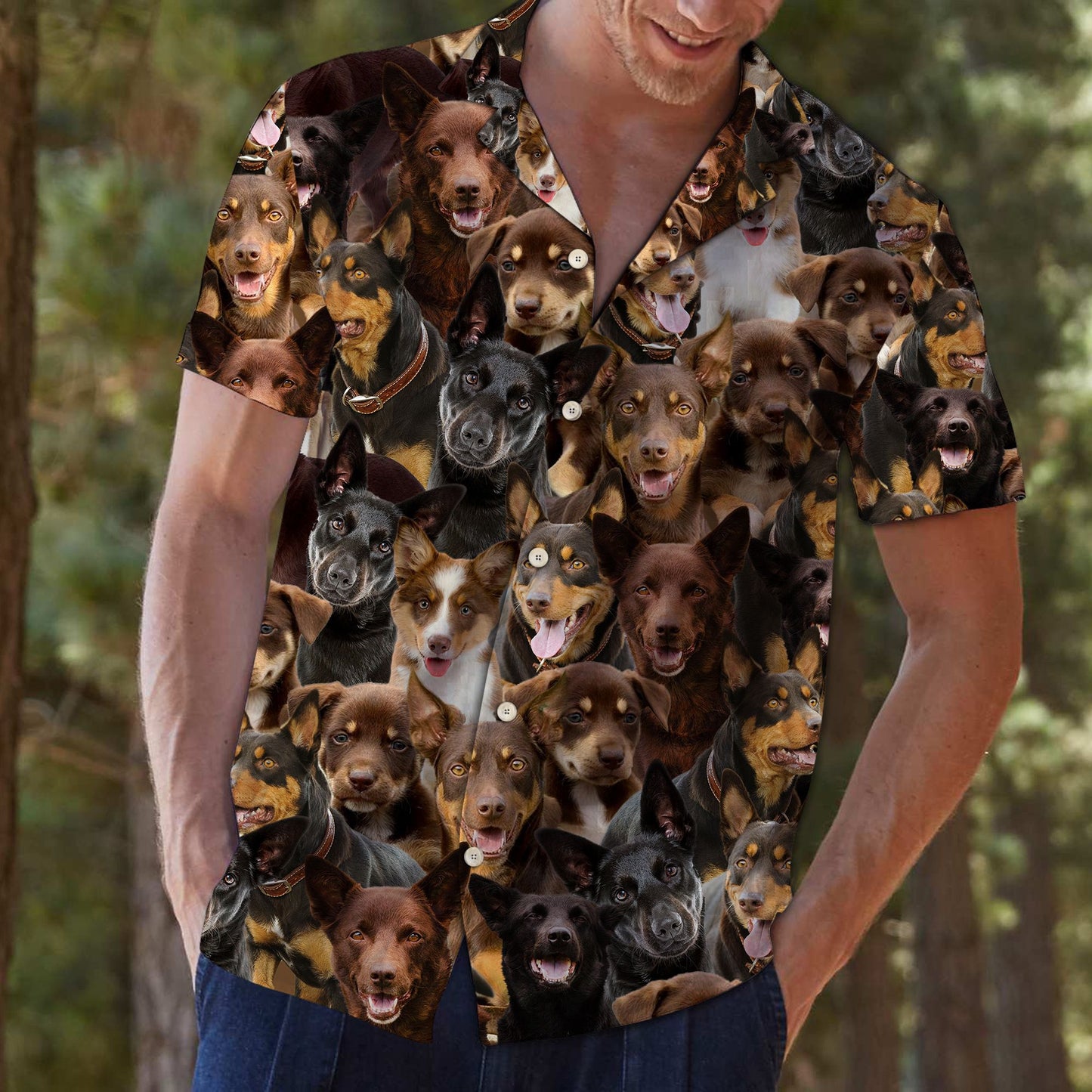 Australian Kelpie Awesome D0107 - Hawaii Shirt