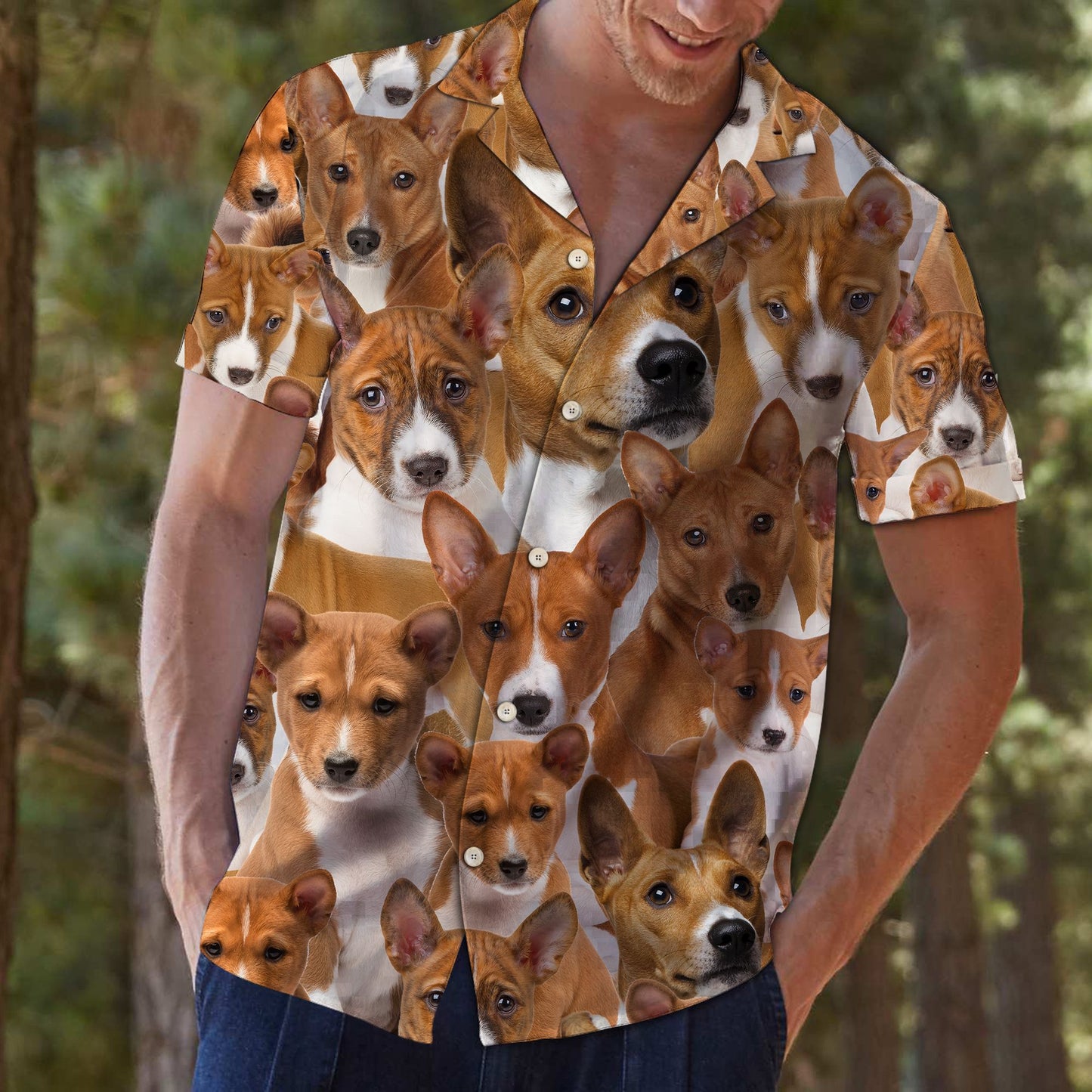 Basenji Awesome D0107 - Hawaii Shirt