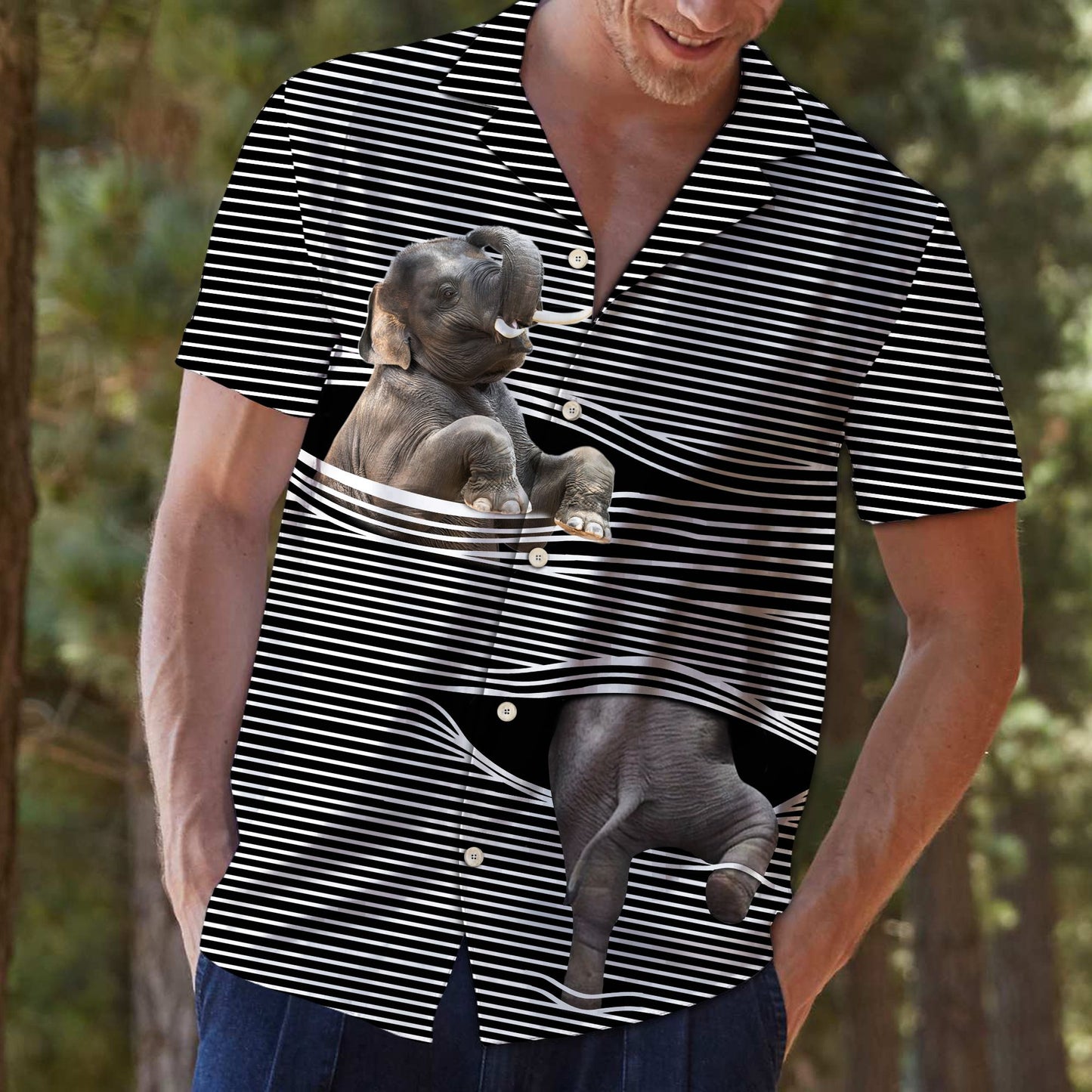 Elephant Line T0107 - Hawaii Shirt