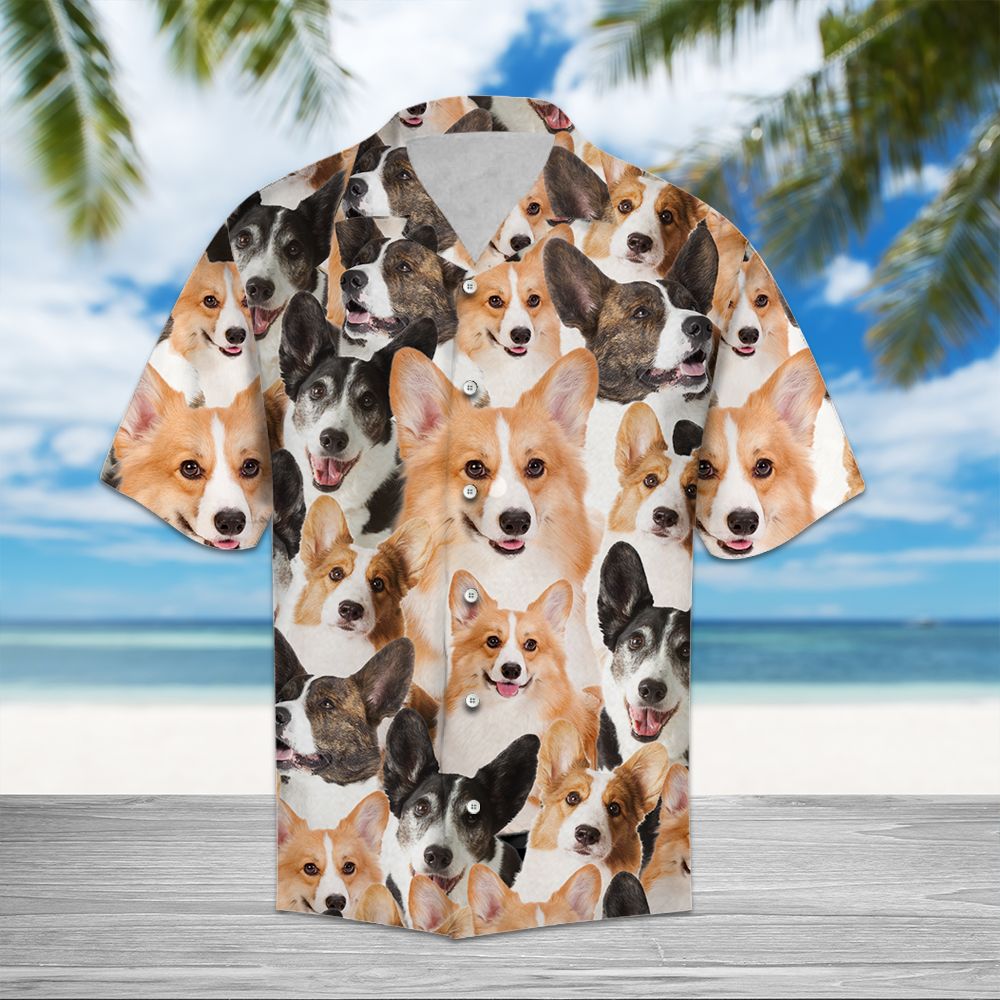 Hawaiian corgi outlet shirt