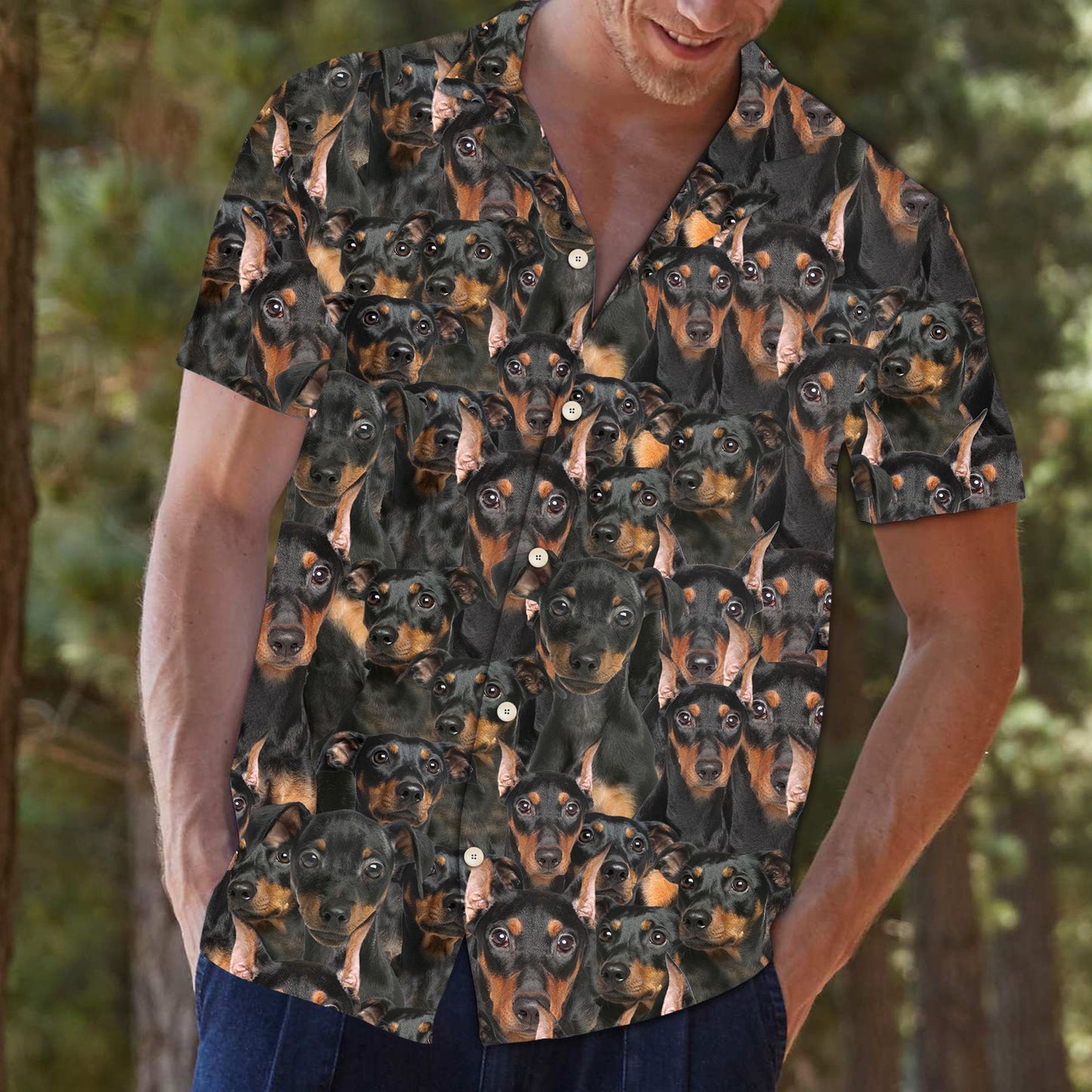 German Pinscher Awesome D0207 - Hawaii Shirt