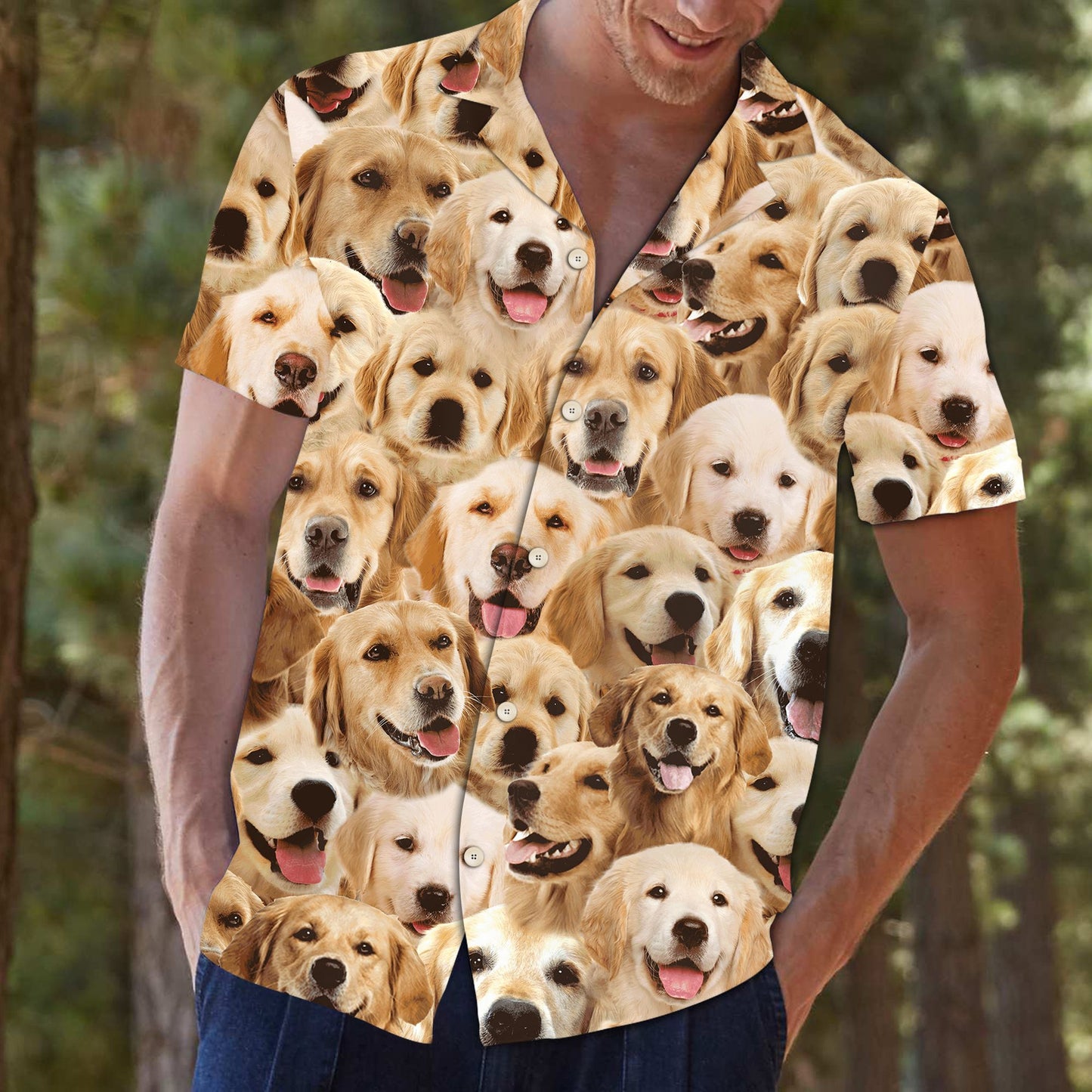 Golden Retriever Awesome D0207 - Hawaii Shirt