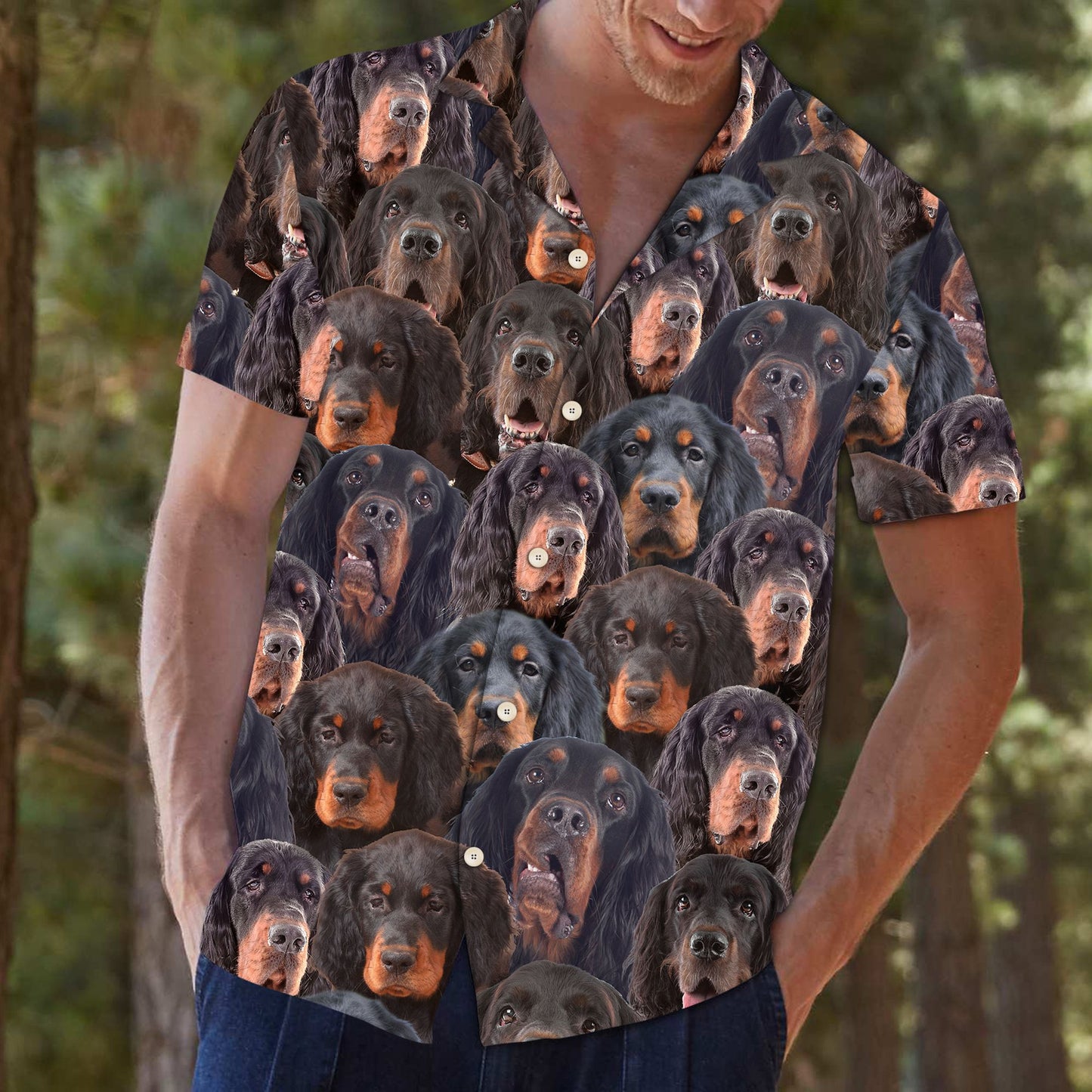 Gordon Setter Awesome D0207 - Hawaii Shirt