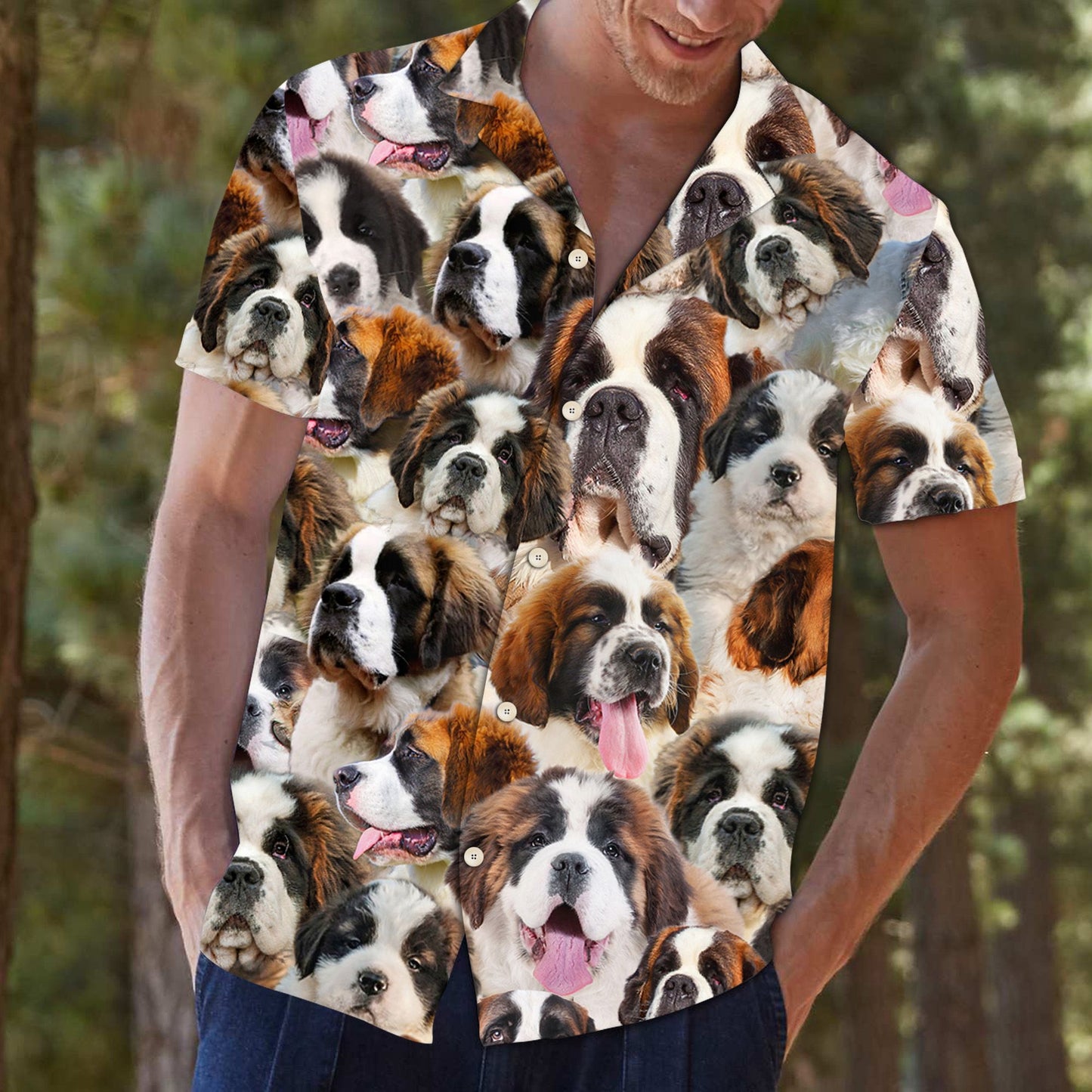 Saint Bernard Awesome D0207 - Hawaii Shirt