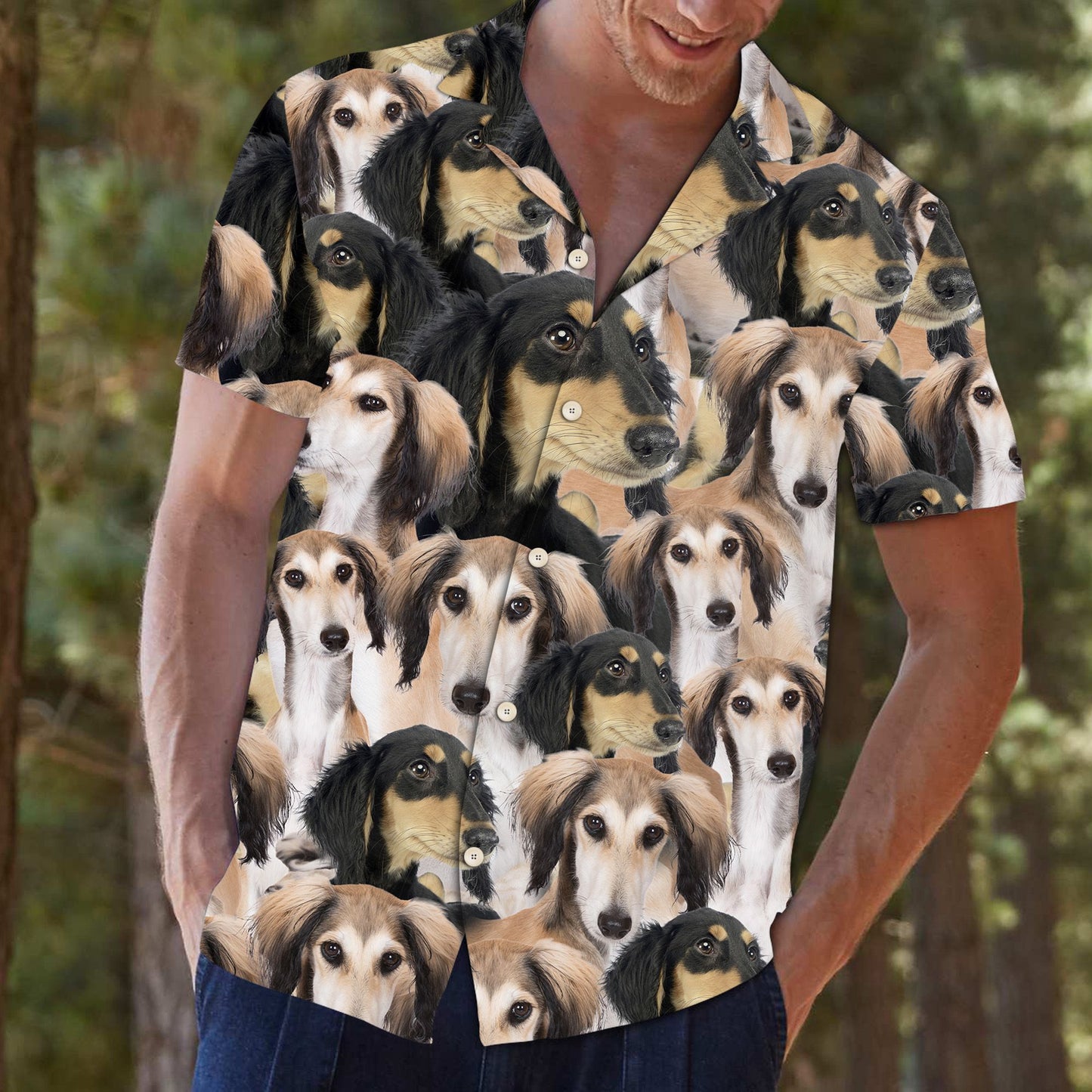 Saluki Awesome D0207 - Hawaii Shirt