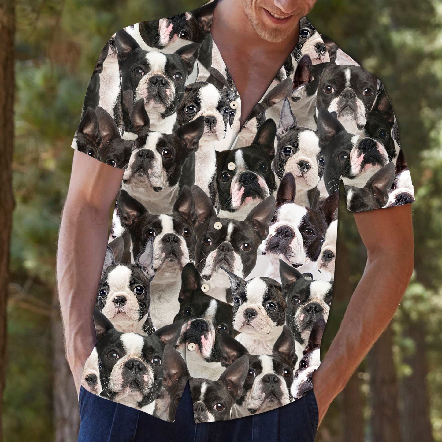 Boston Terrier Awesome D0207 - Hawaii Shirt