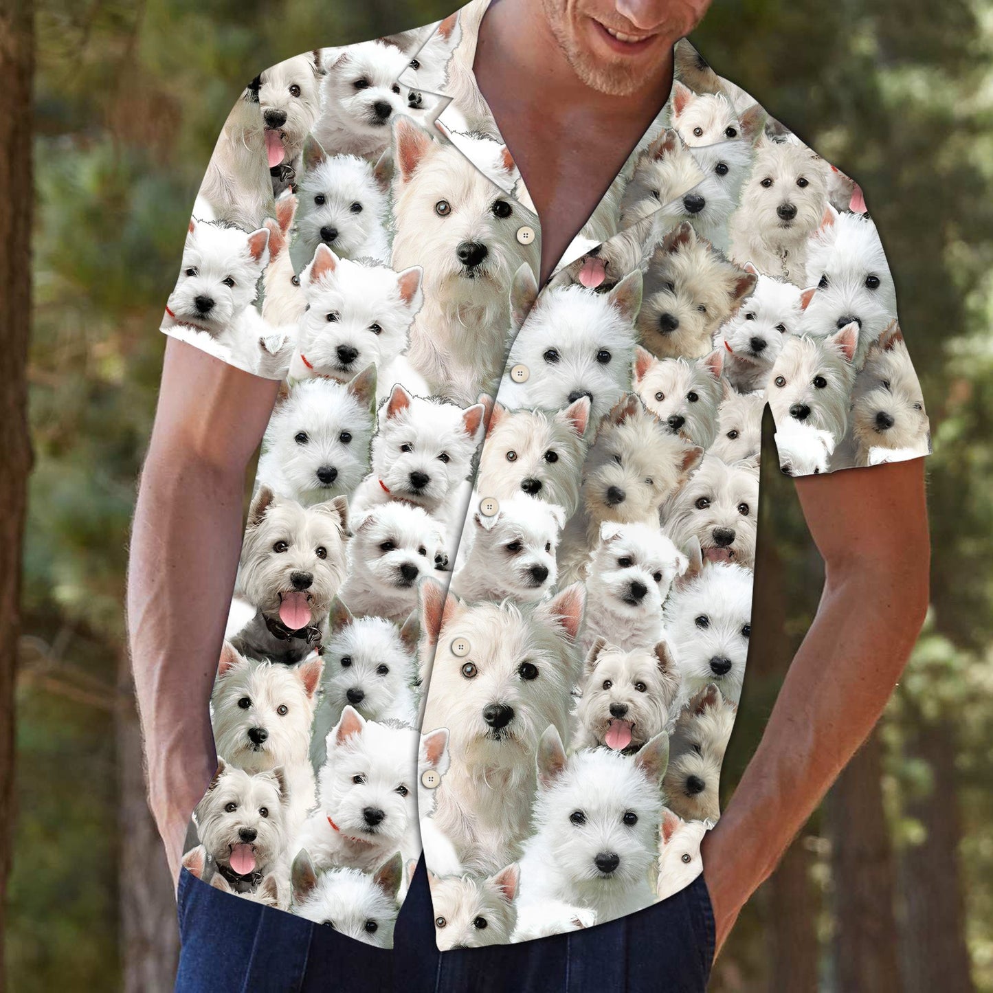 West Highland White Terrier Awesome D0207 - Hawaii Shirt