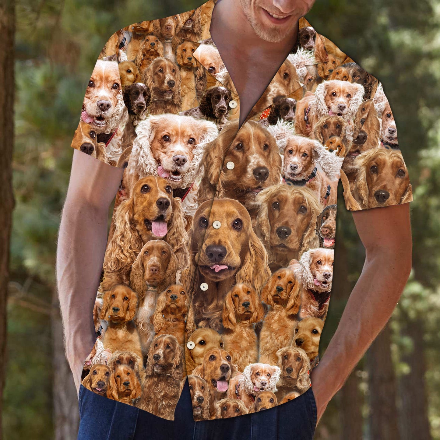 English Cocker Spaniel Awesome D0207 - Hawaii Shirt