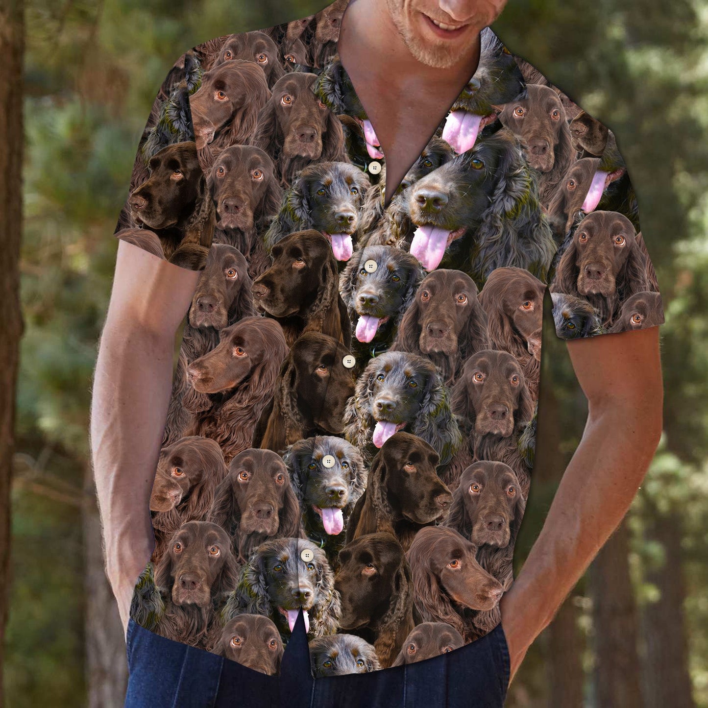 Field Spaniel Awesome D0207 - Hawaii Shirt