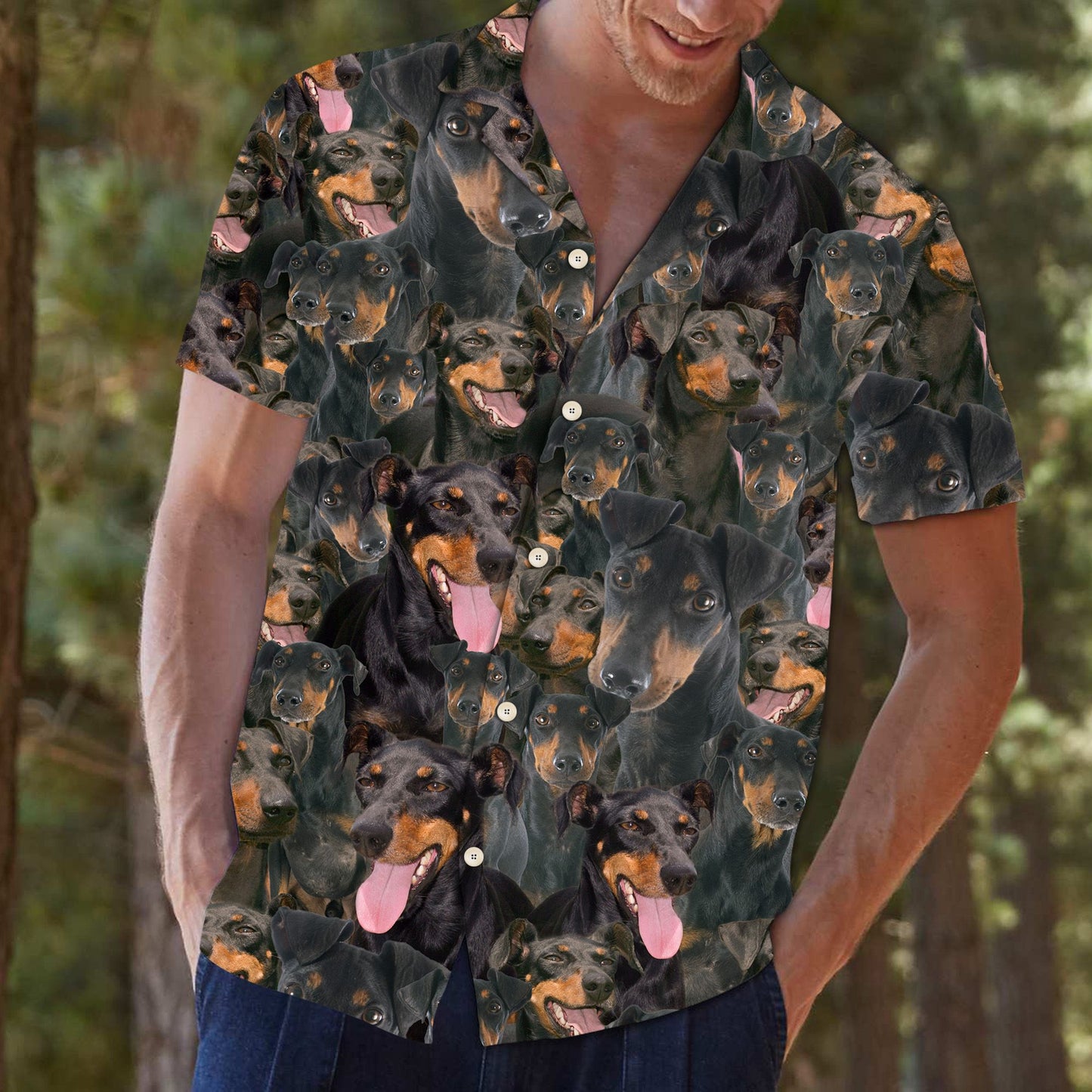 Manchester Terrier Awesome D0207 - Hawaii Shirt