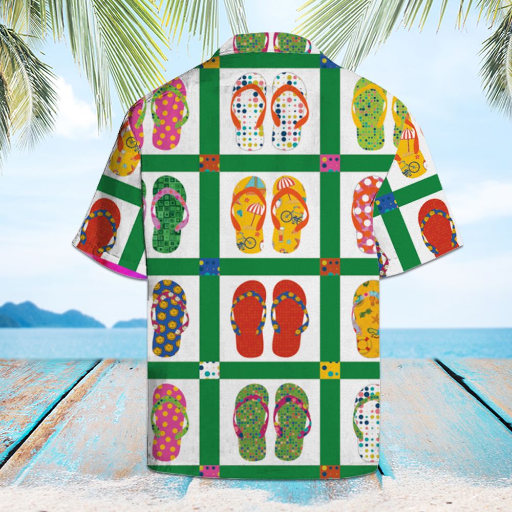 Colorful Flip Flop H2739 - Hawaii Shirt