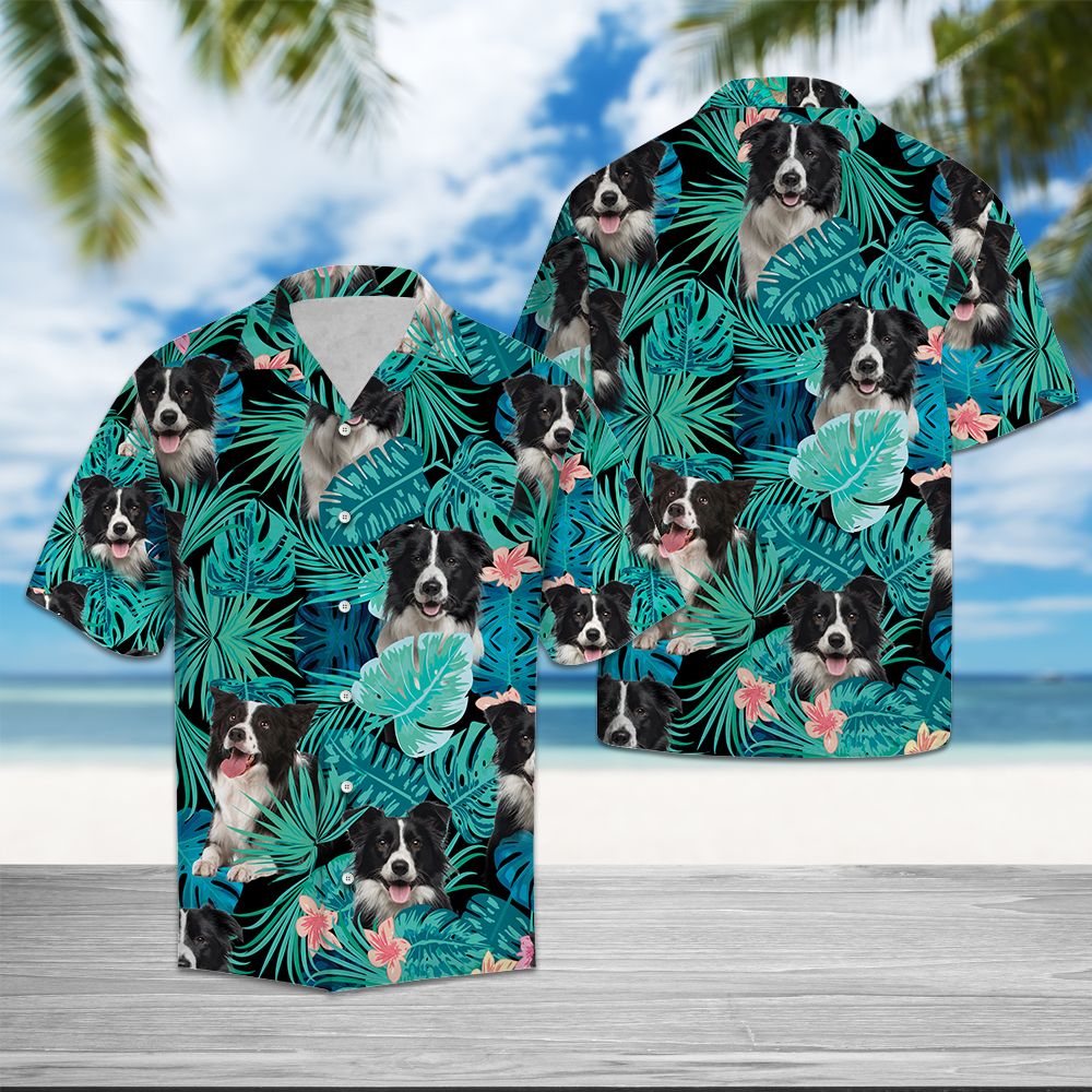 Border Collie Tropical T0207 - Hawaii Shirt