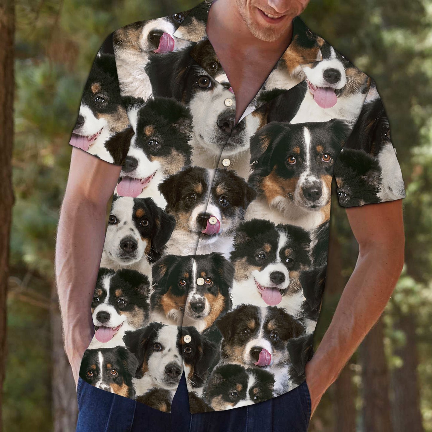 Miniature Australian Shepherd Awesome D0307 - Hawaii Shirt