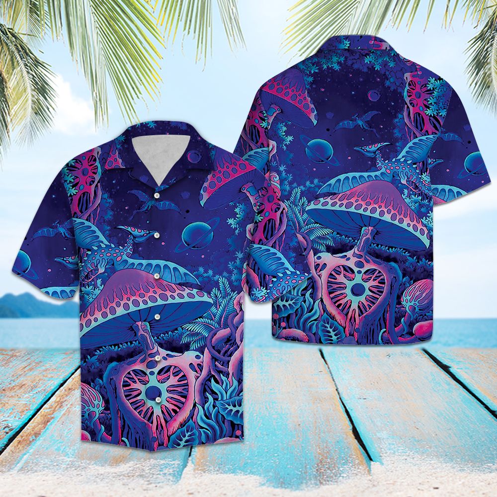 Psychedelic Mushroom G5703 - Hawaii Shirt