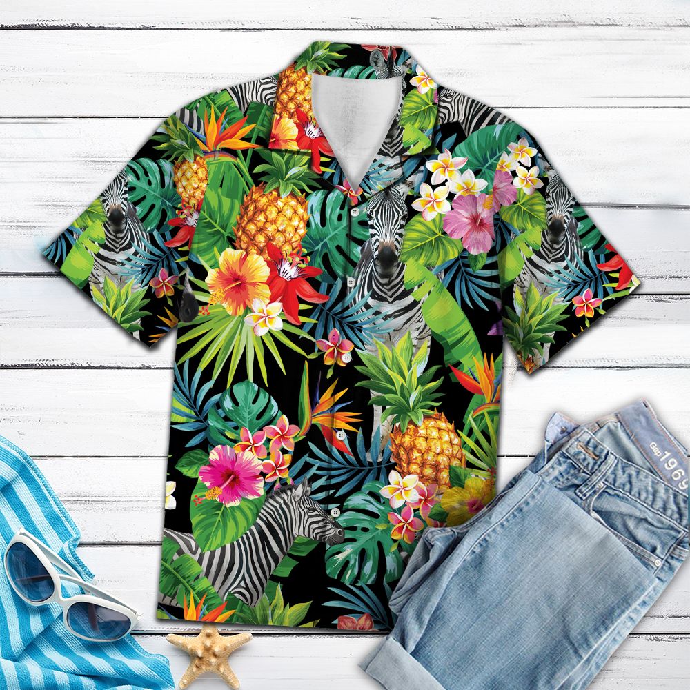 Hiding Zebra G5703 - Hawaii Shirt