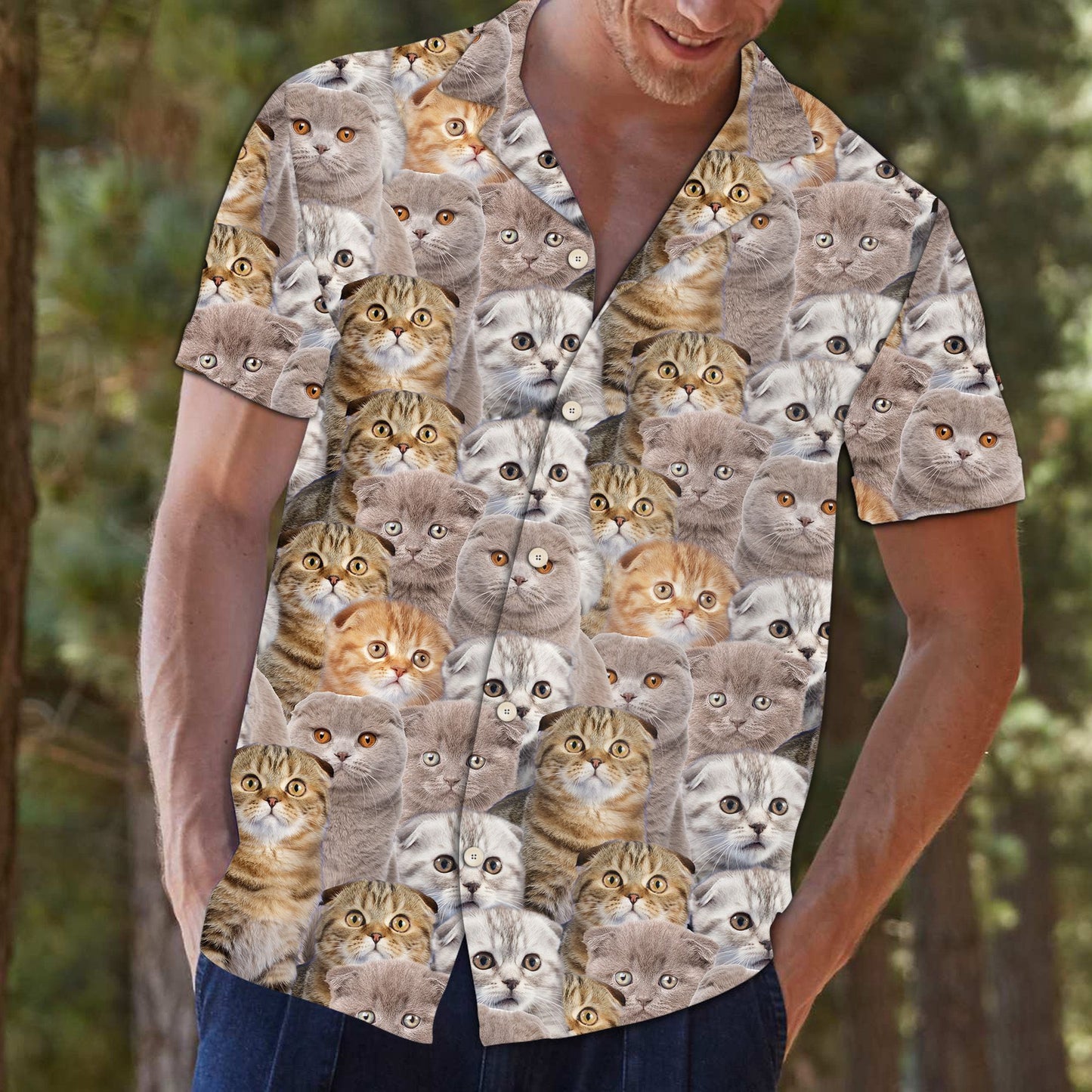 Scottish Fold Awesome D0307 - Hawaii Shirt