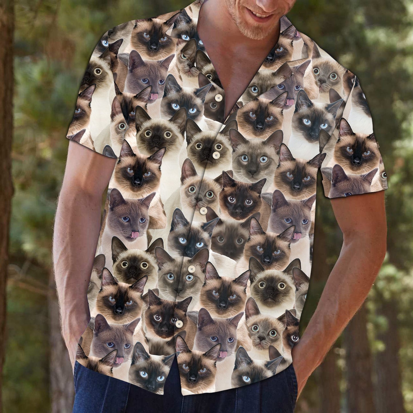 Siamese Awesome D0307 - Hawaii Shirt