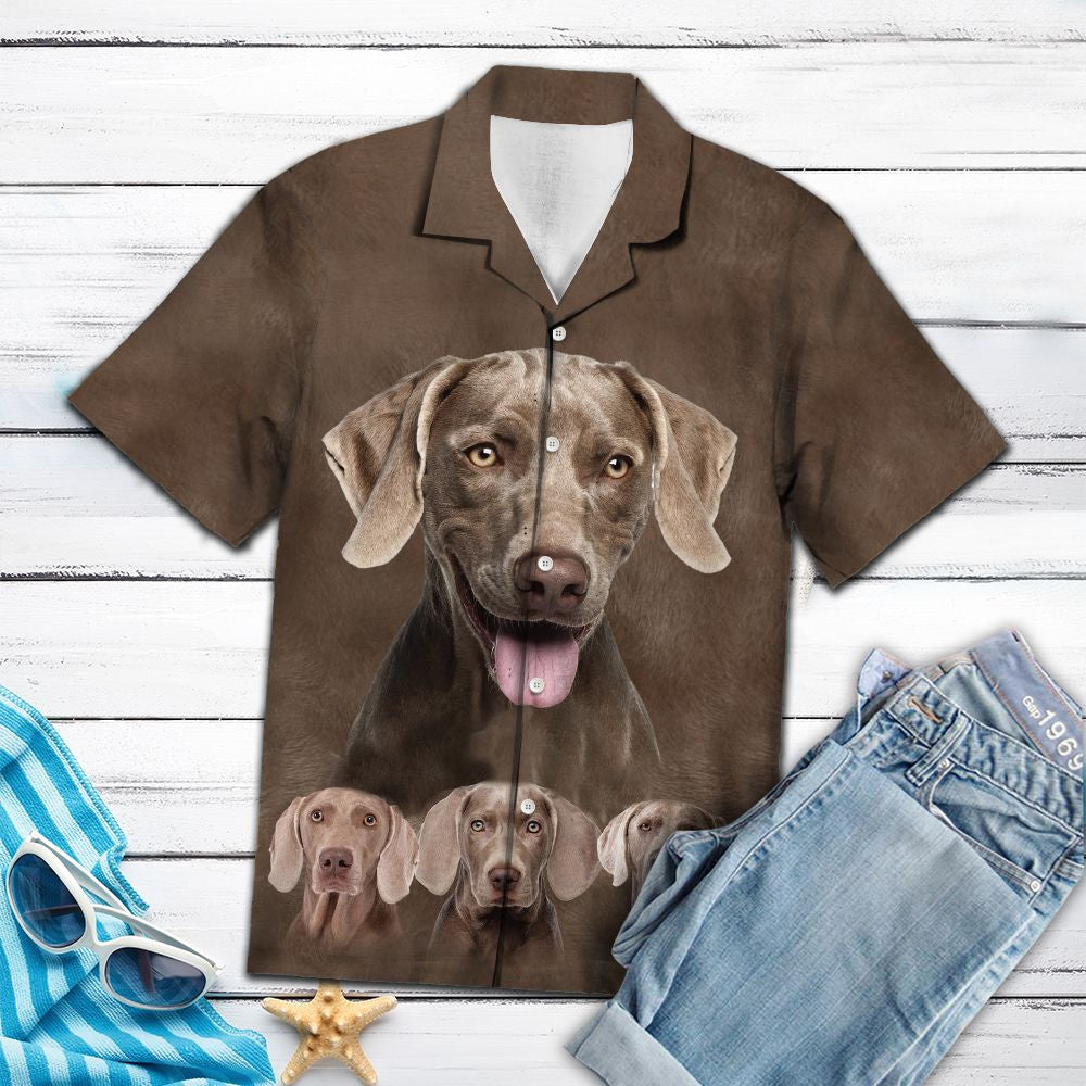 Cute Weimaraner H3745 - Hawaii Shirt