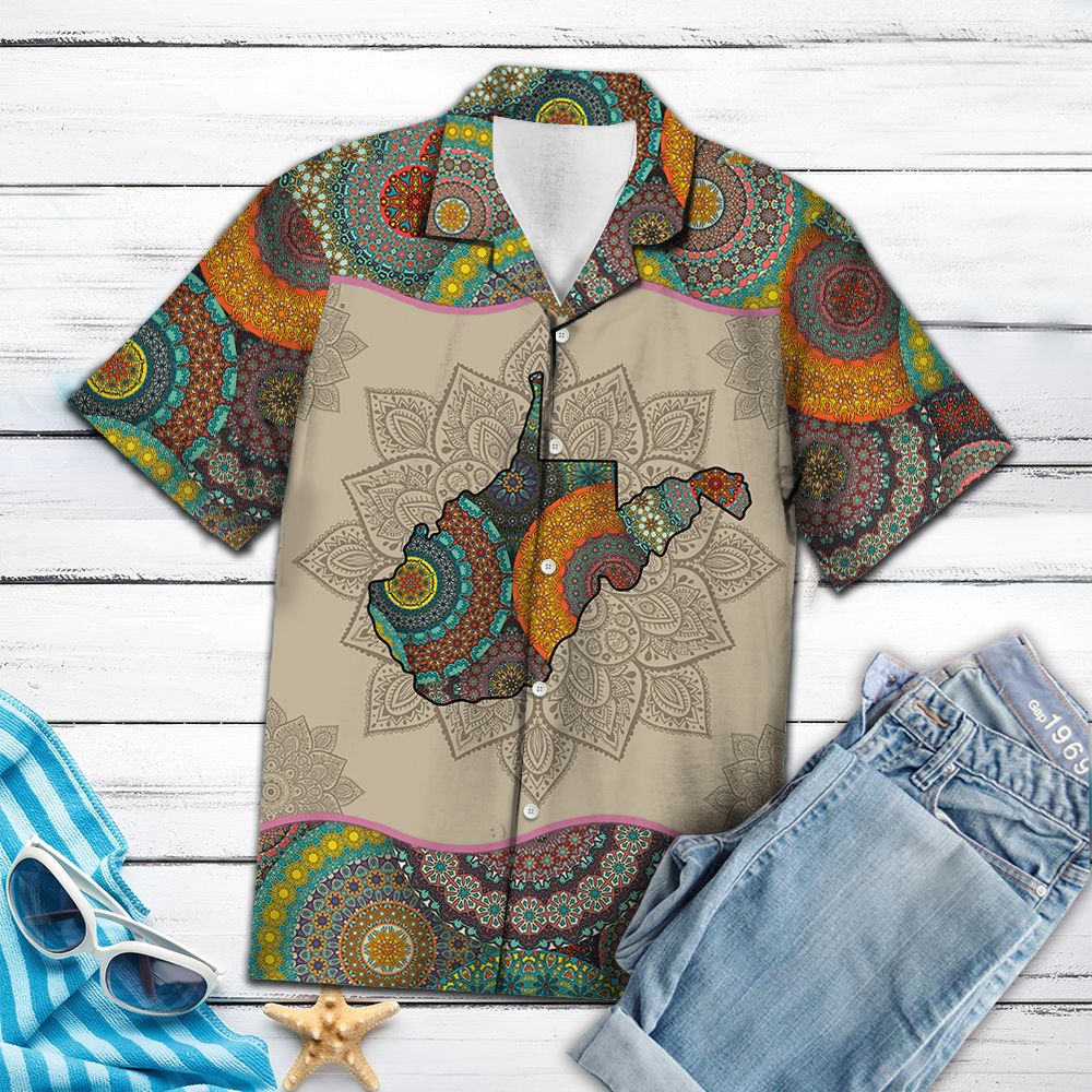Awesome West Virginia Mandala H27046 - Hawaii Shirt