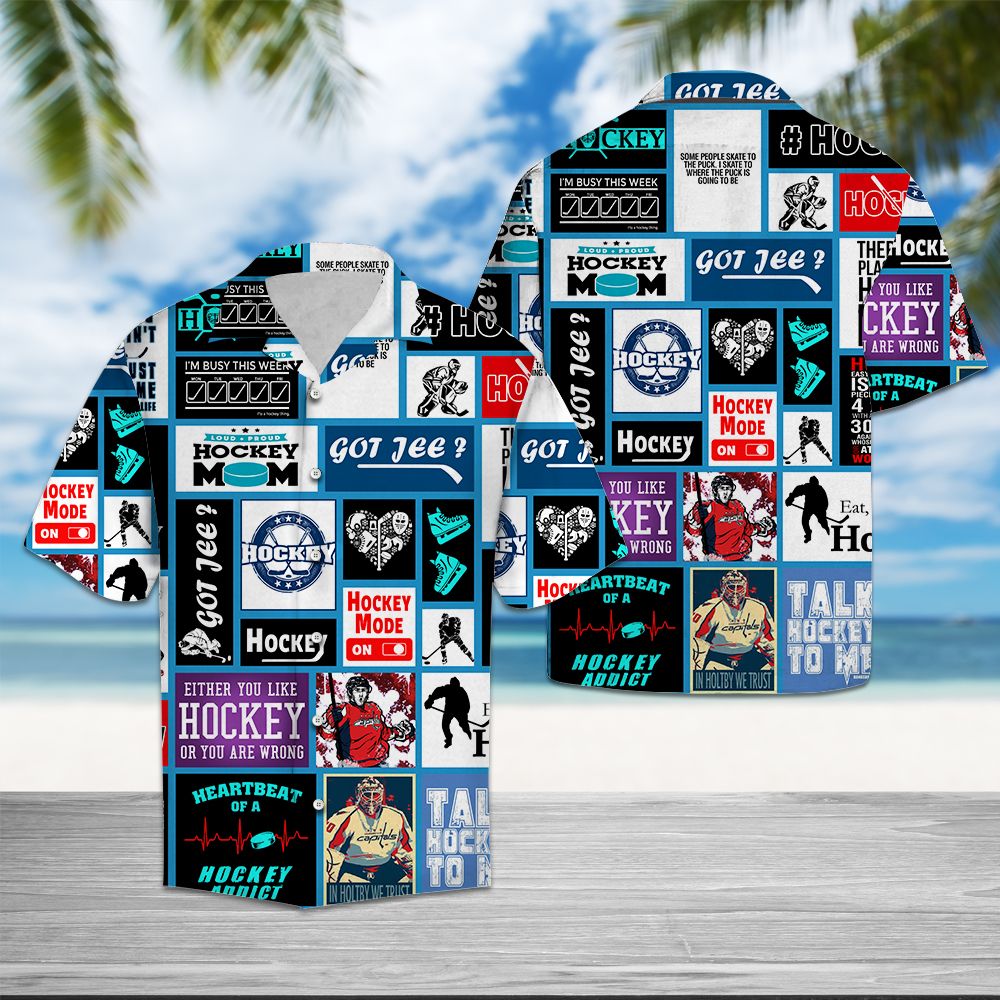 Hockey Heartbeat T0307 - Hawaii Shirt