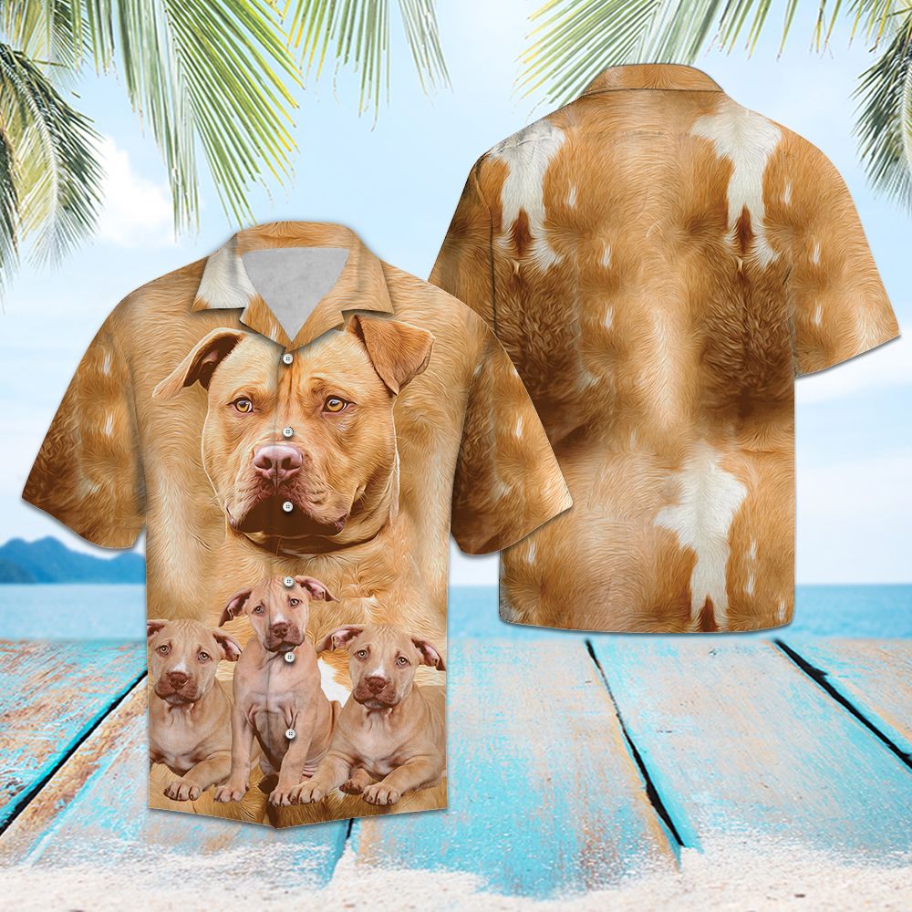 Awesome American Pit Bull Terrier G5703 - Hawaii Shirt