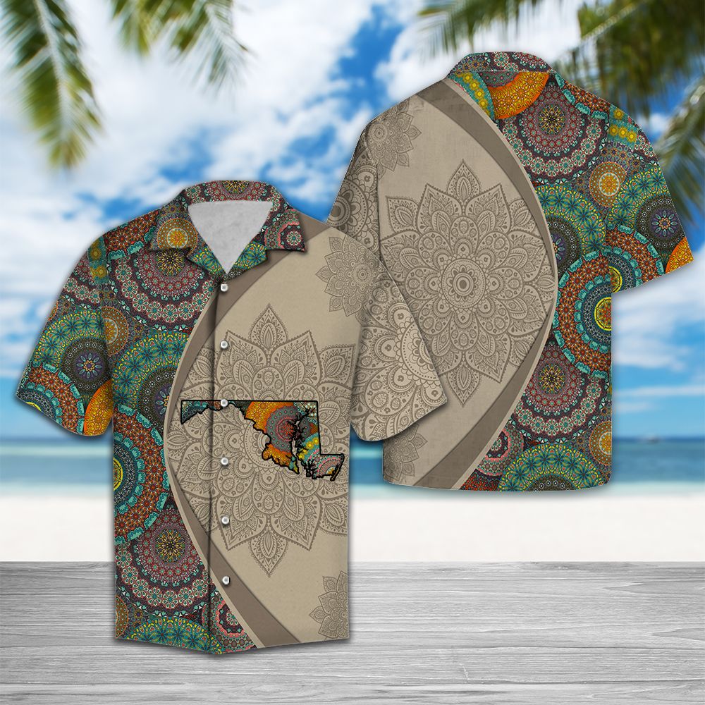 Maryland Mandala H3711 - Hawaii Shirt