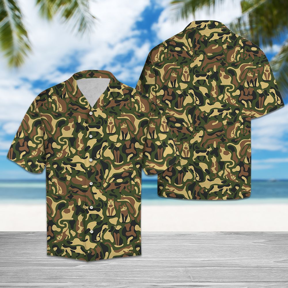 Cat Camo G5706 - Hawaii Shirt