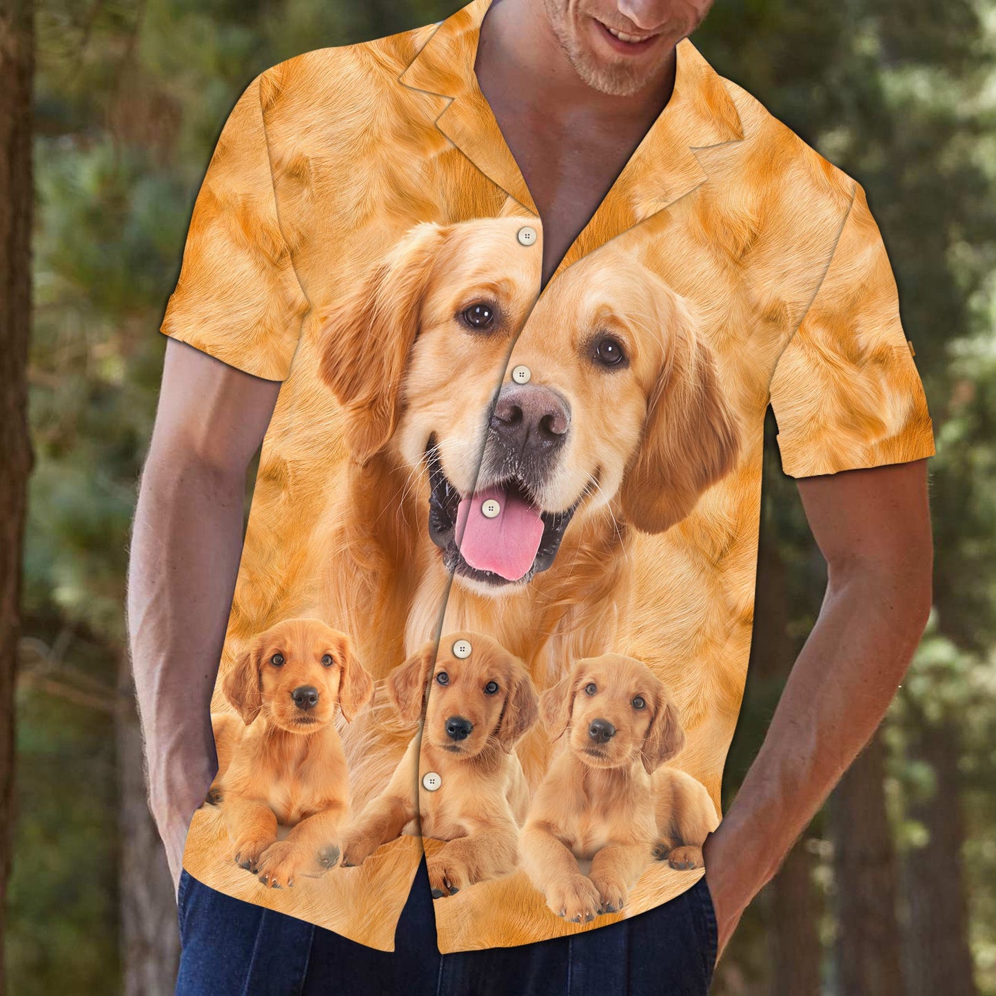 Golden Retriever Great D0607 - Hawaii Shirt