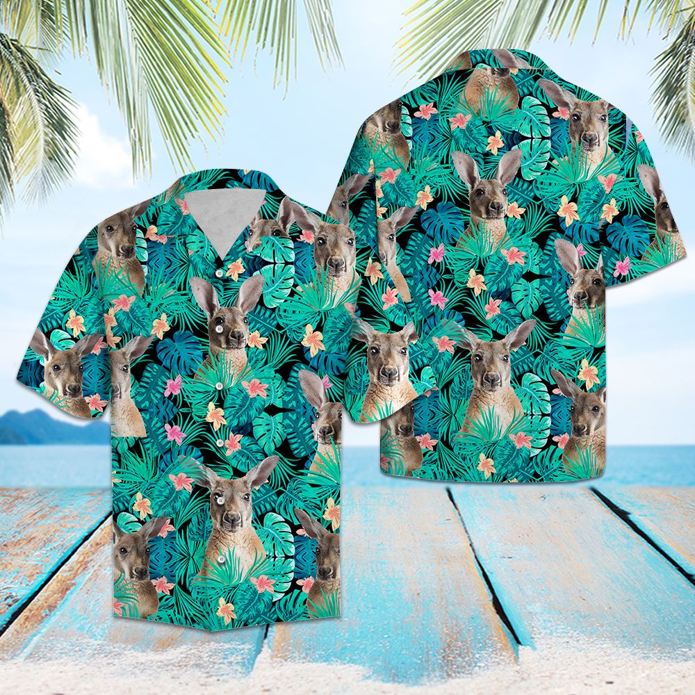 Kangaroo Tropical T0707 - Hawaii Shirt