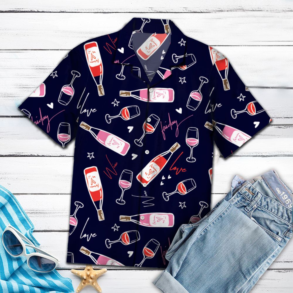 Amazing Red Wine Girl H67219 - Hawaii Shirt