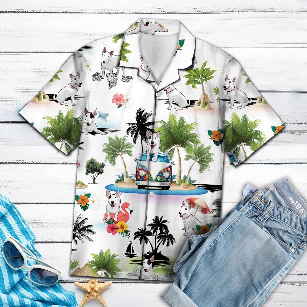 Bull Terrier Vacation G5707 - Hawaii Shirt