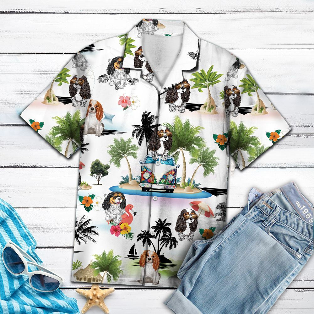 Cavalier King Charles Spaniel Vacation G5707 - Hawaii Shirt