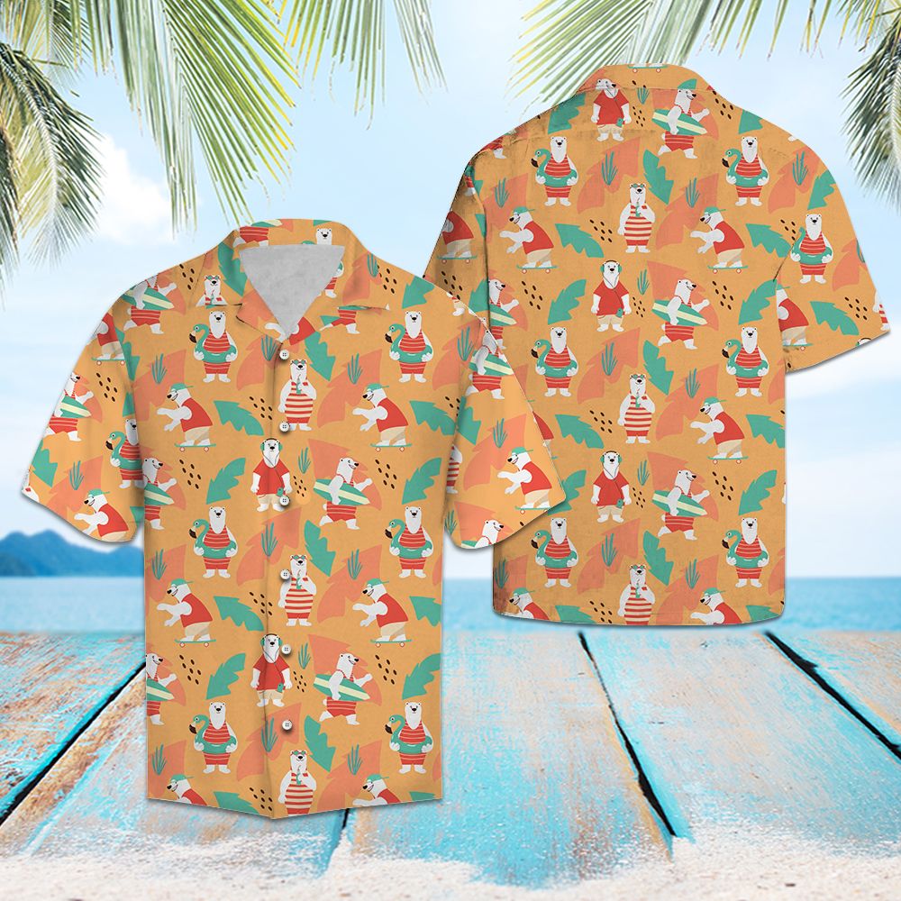 Polar Bear Summer Beach T0707 - Hawaii Shirt