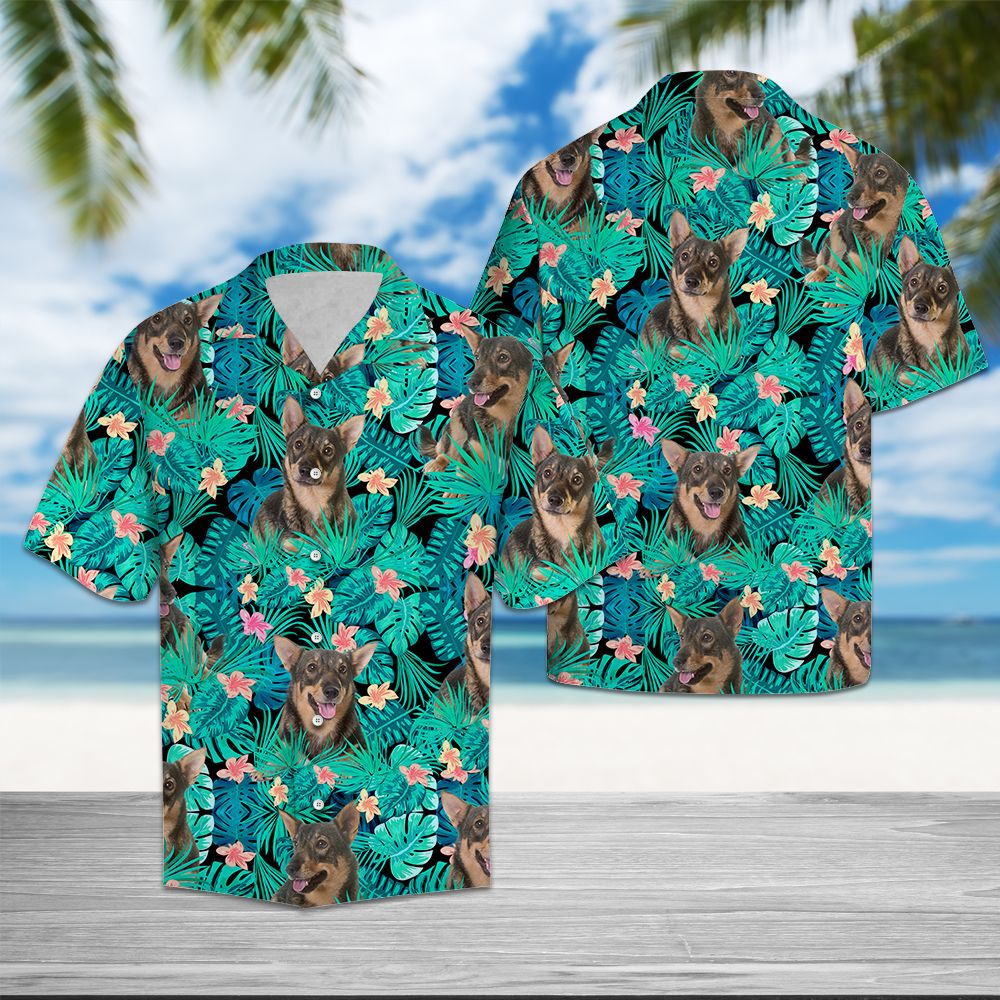 Swedish Vallhund Tropical T0807 - Hawaii Shirt
