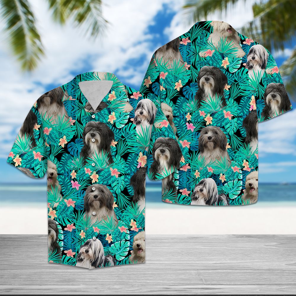 Tibetan Terrier Tropical T0807 - Hawaii Shirt