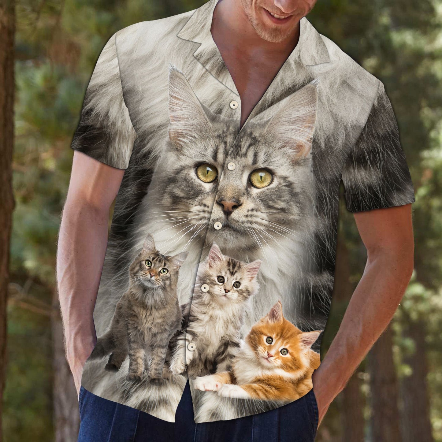 Maine Coon Great D0807 - Hawaii Shirt