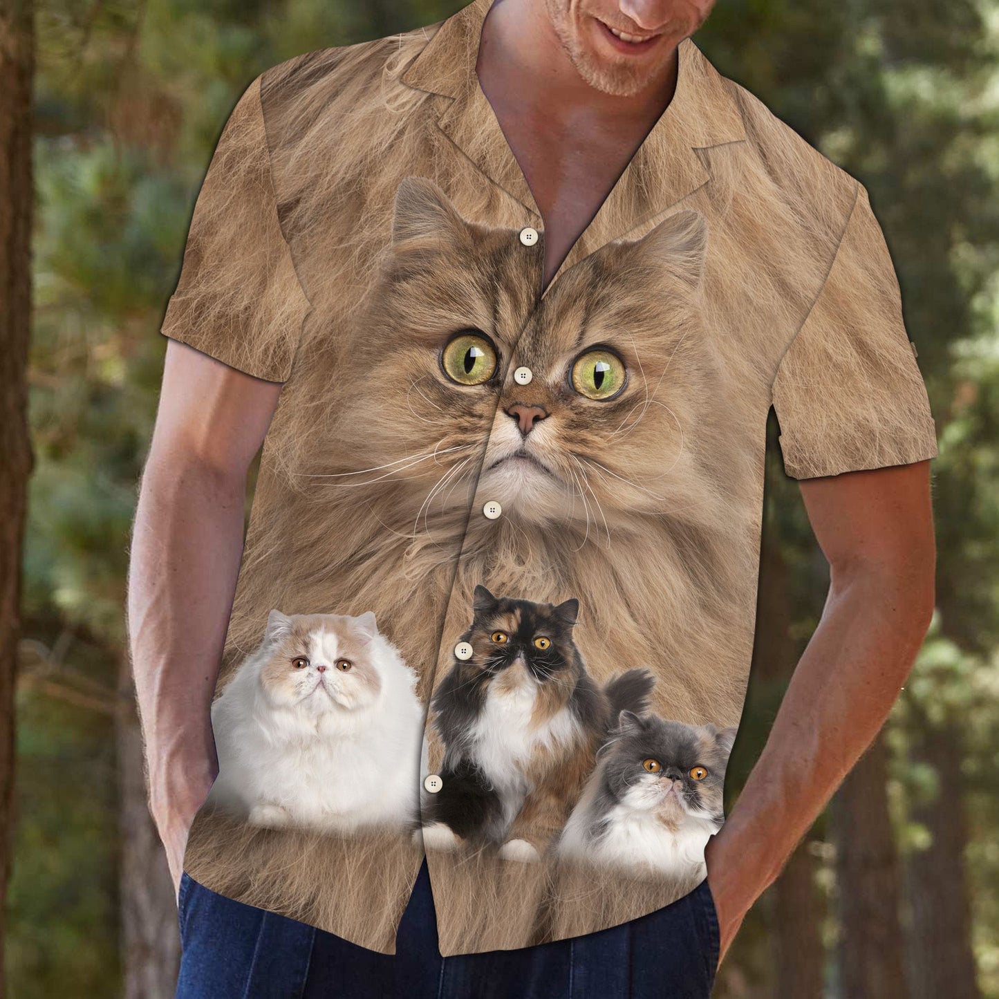 Persian Cat Great D0807 - Hawaii Shirt