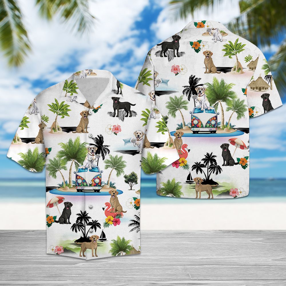 Labrador Retriever Vacation G5708- Hawaii Shirt