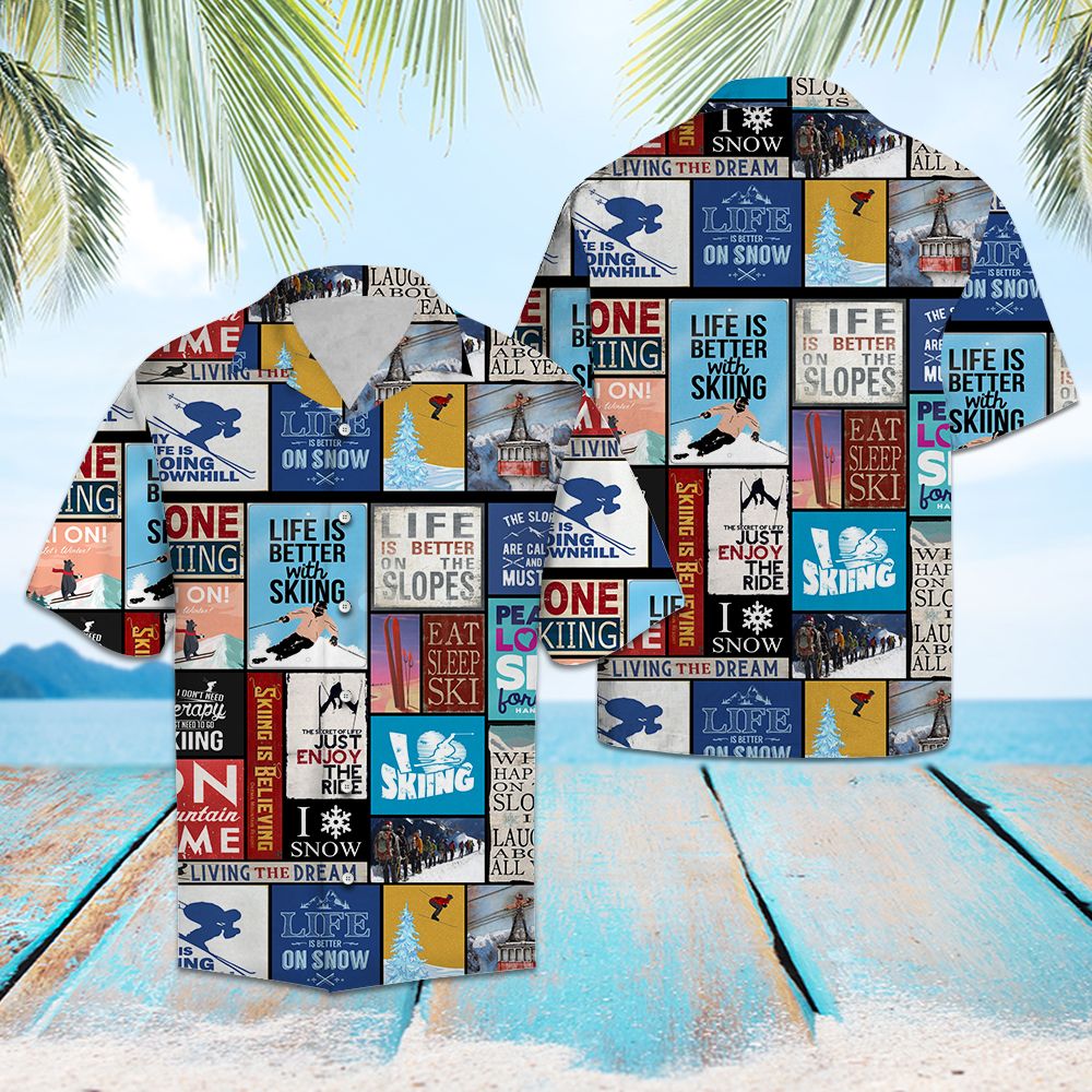 Skiing Life T0807 - Hawaii Shirt