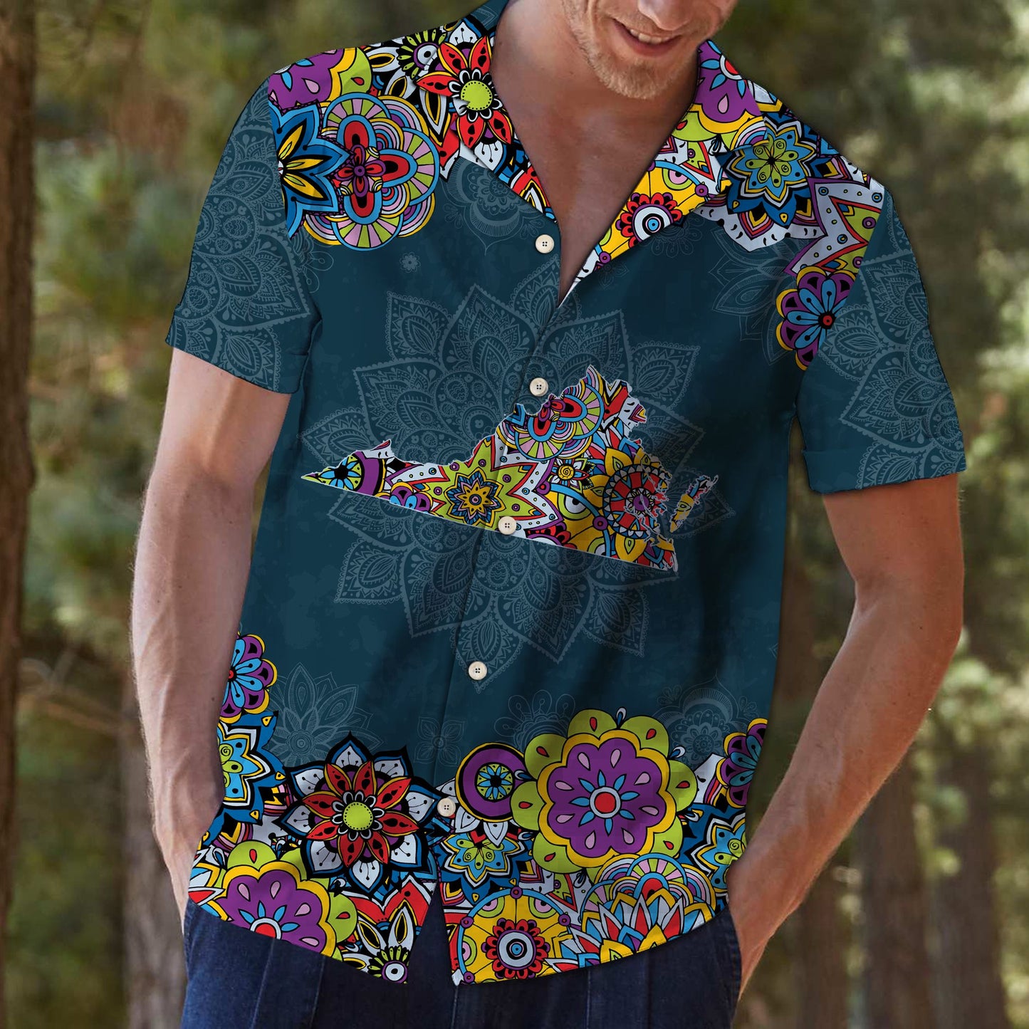 Virginia Mandala G5709- Hawaii Shirt